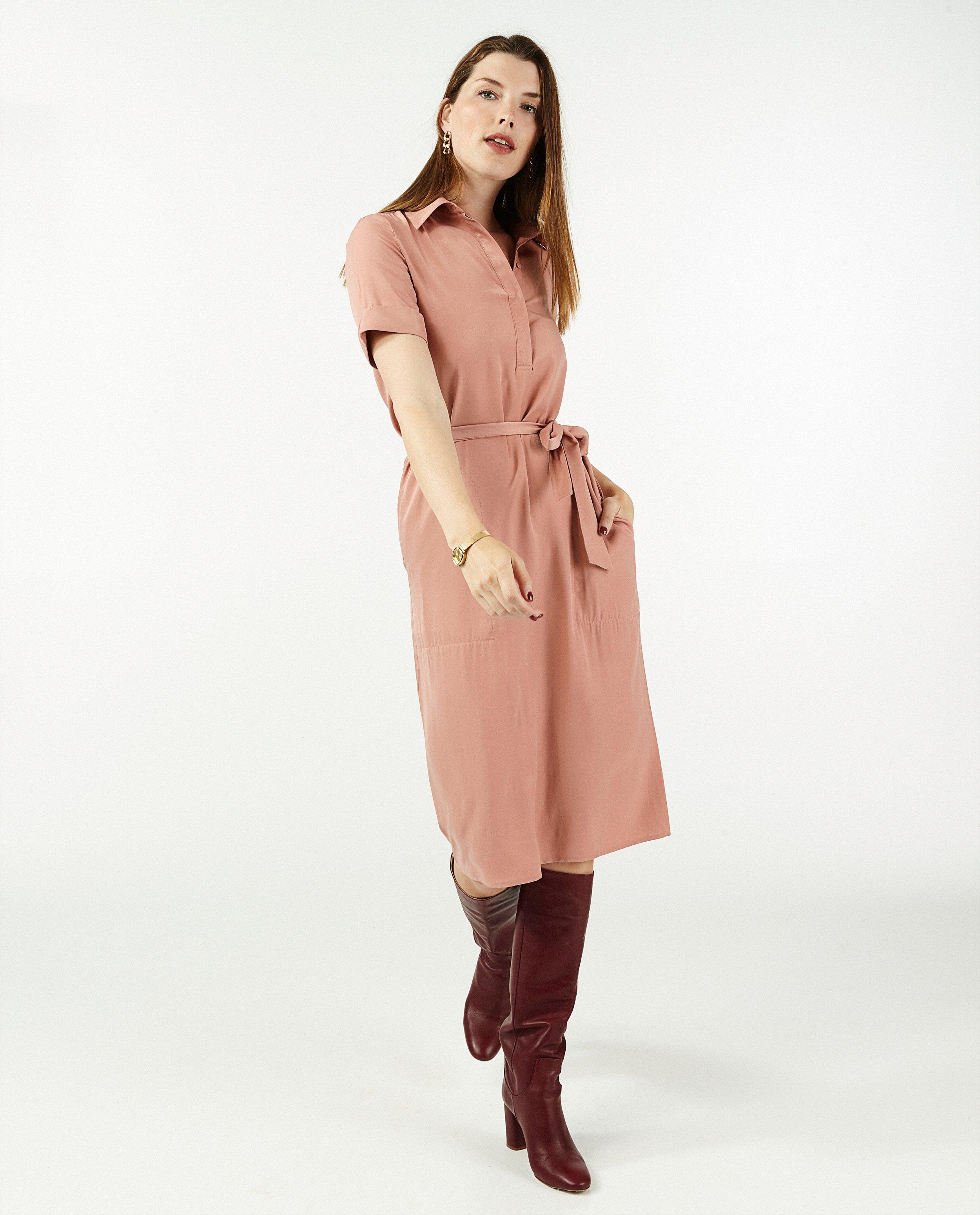 Robes - Robe noire en satin Sora