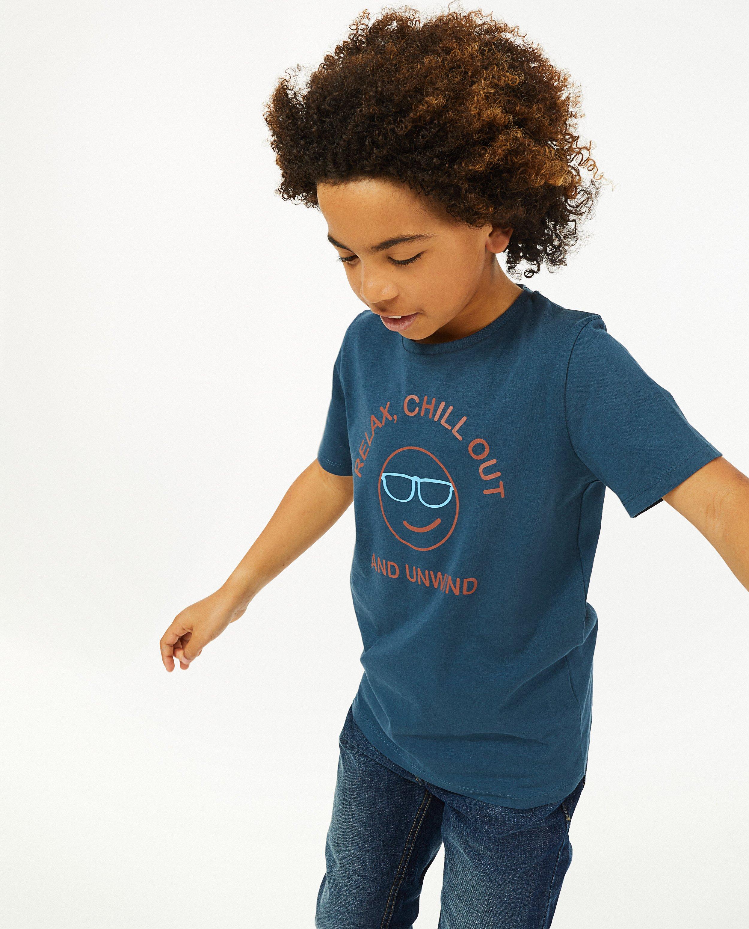 T-shirts - T-shirt brun rouge à imprimé BESTies