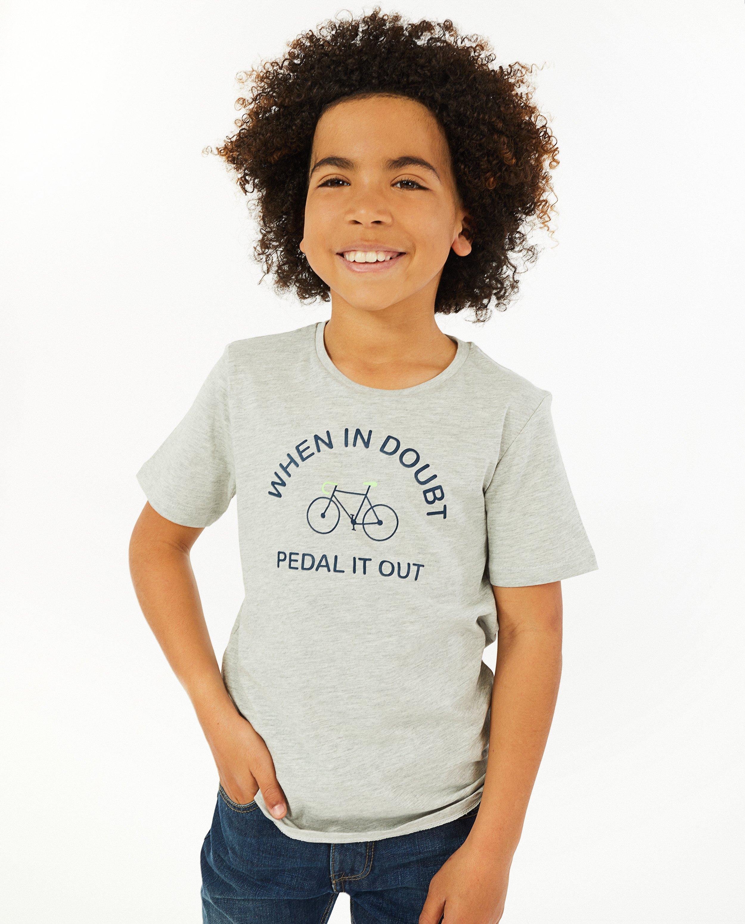 T-shirts - Roodbruin T-shirt met print BESTies