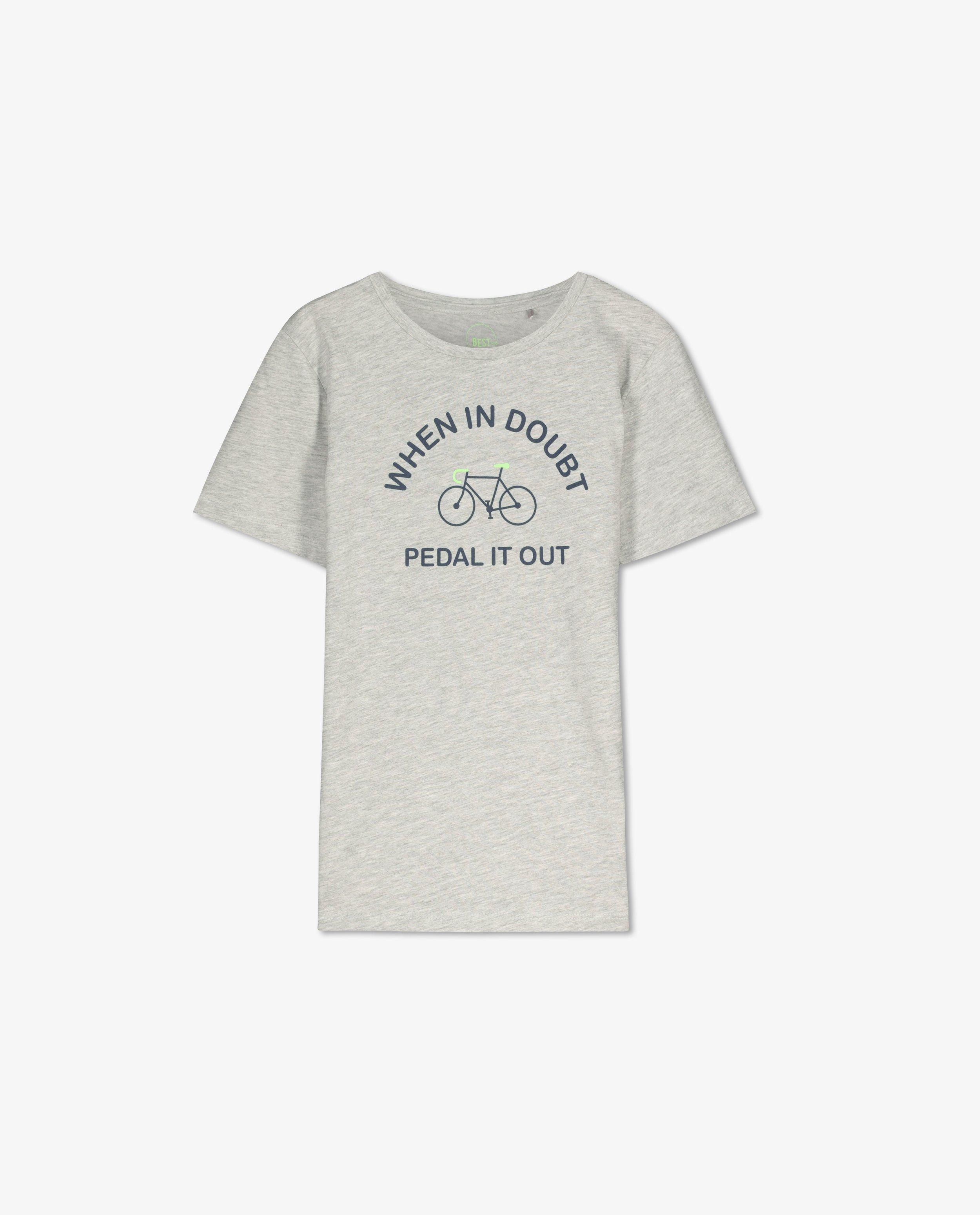 T-shirts - Roodbruin T-shirt met print BESTies
