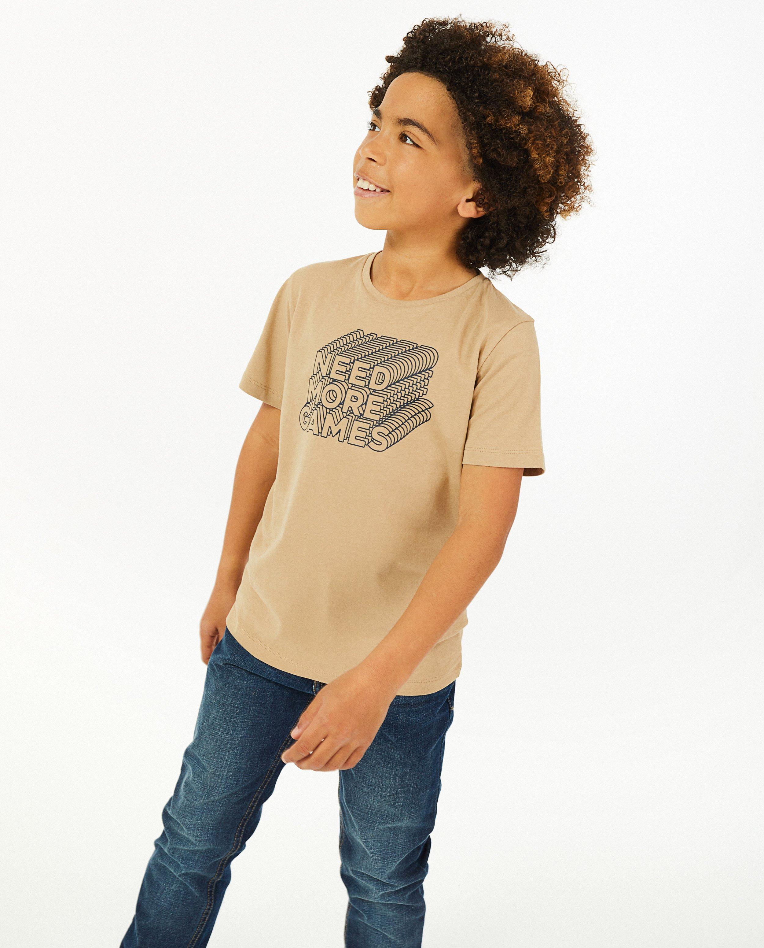 T-shirts - T-shirt beige à imprimé BESTies