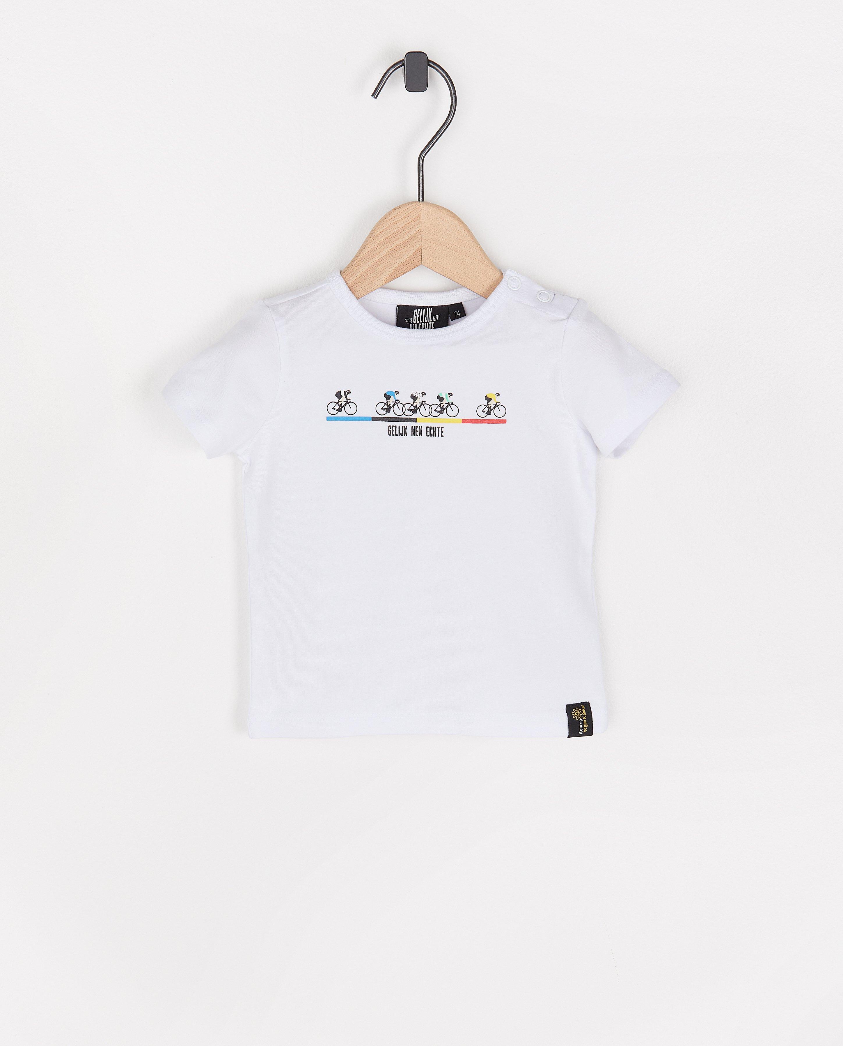 'Gelijk nen Echte'-T-shirt, baby - Kom op tegen Kanker - Kom op tegen Kanker