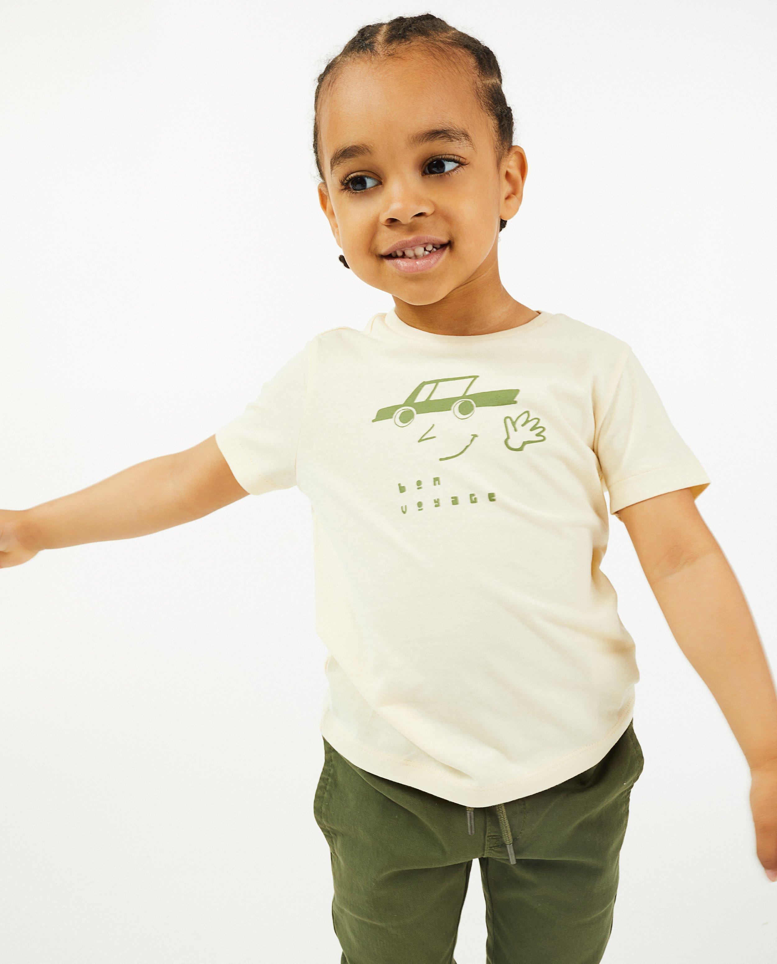 T-shirts - T-shirt beige à imprimé BESTies
