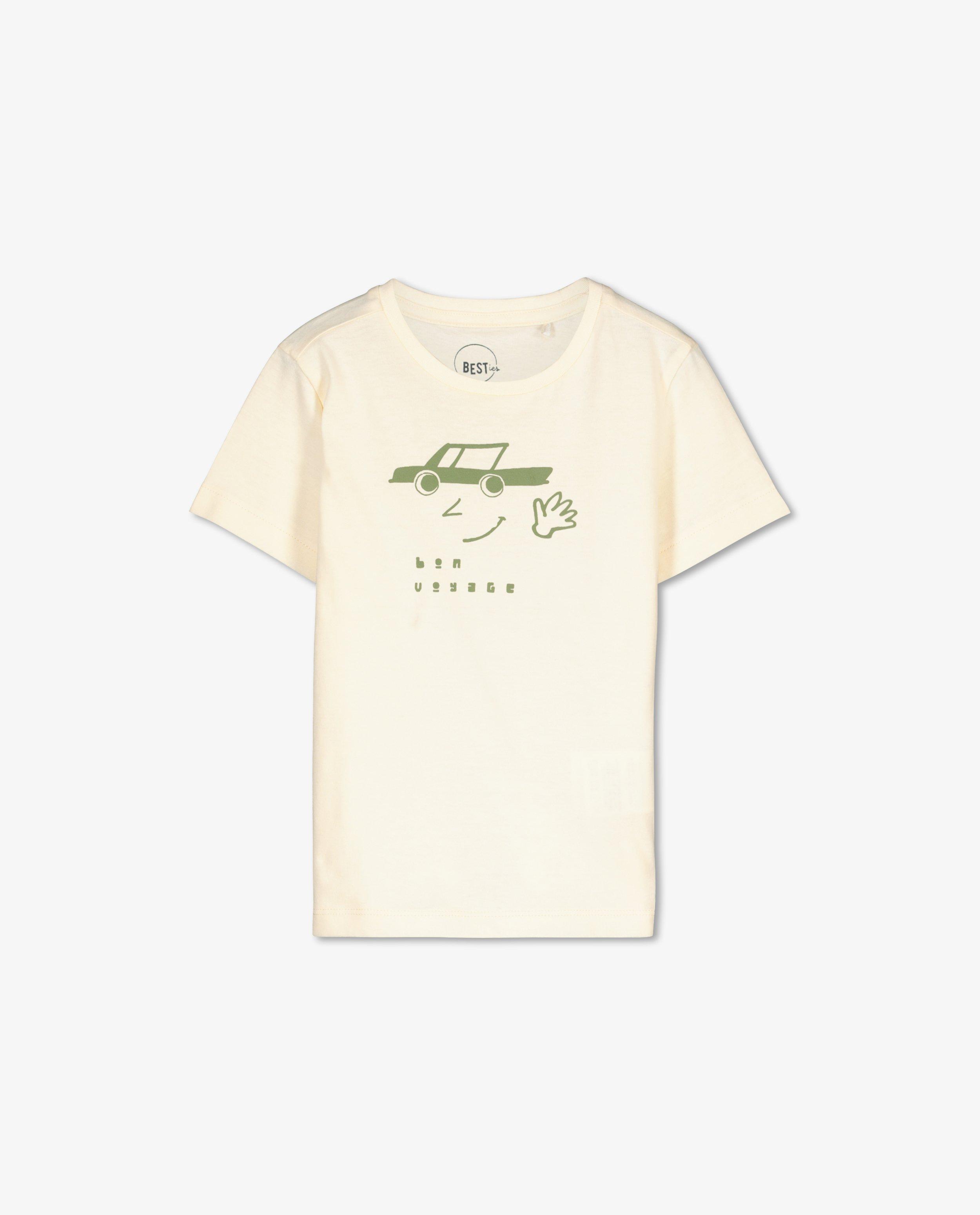 T-shirts - T-shirt beige à imprimé BESTies