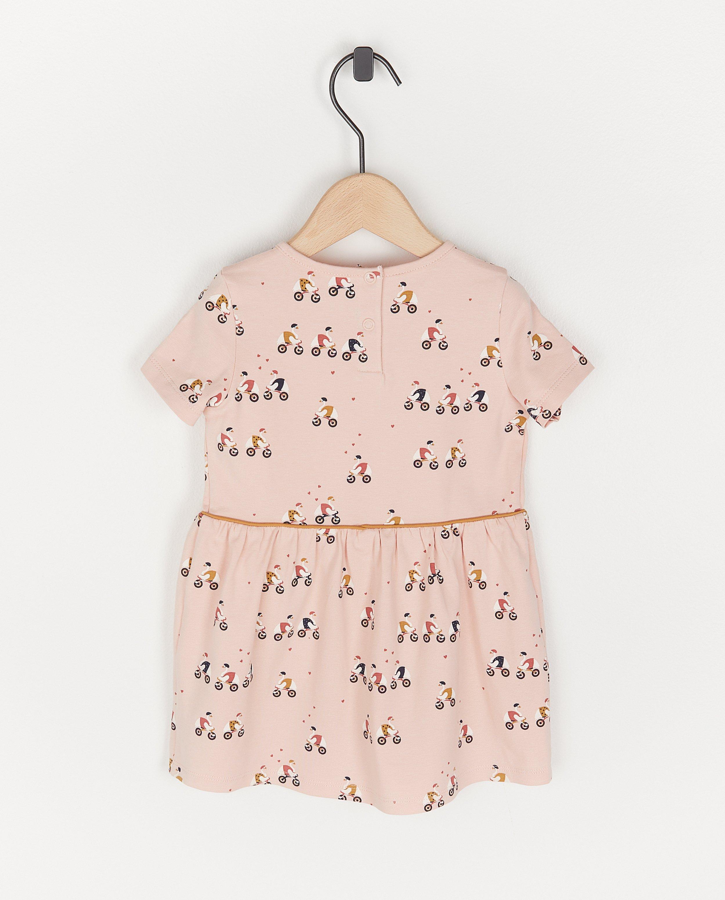 Robes - Robe en coton bio à imprimé