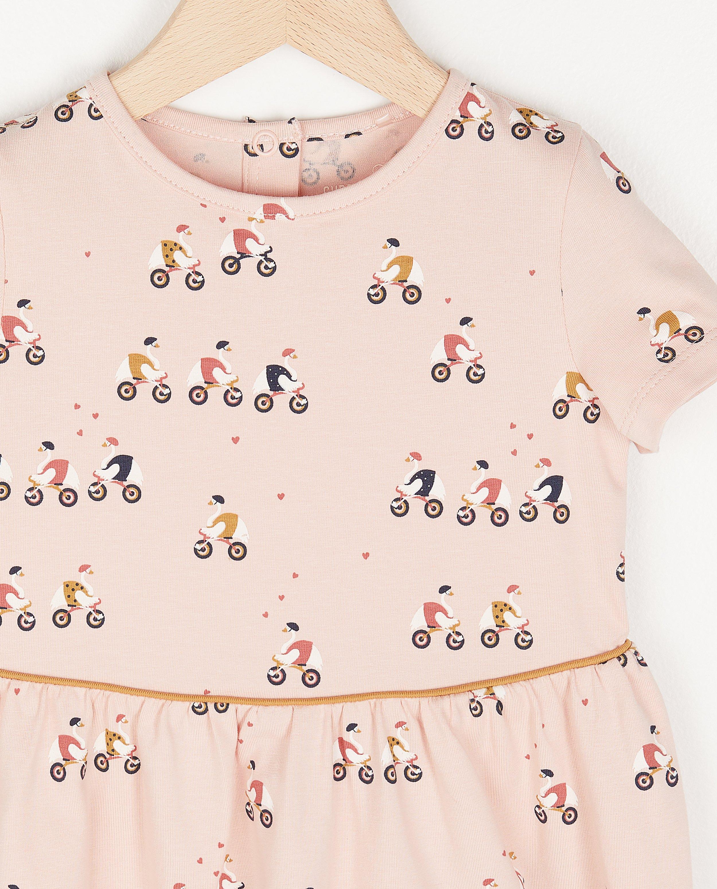 Robes - Robe en coton bio à imprimé