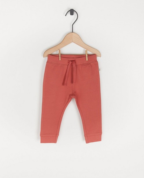 Pantalon molletonné en coton bio - unisexe - avec du stretch - Cuddles and Smiles