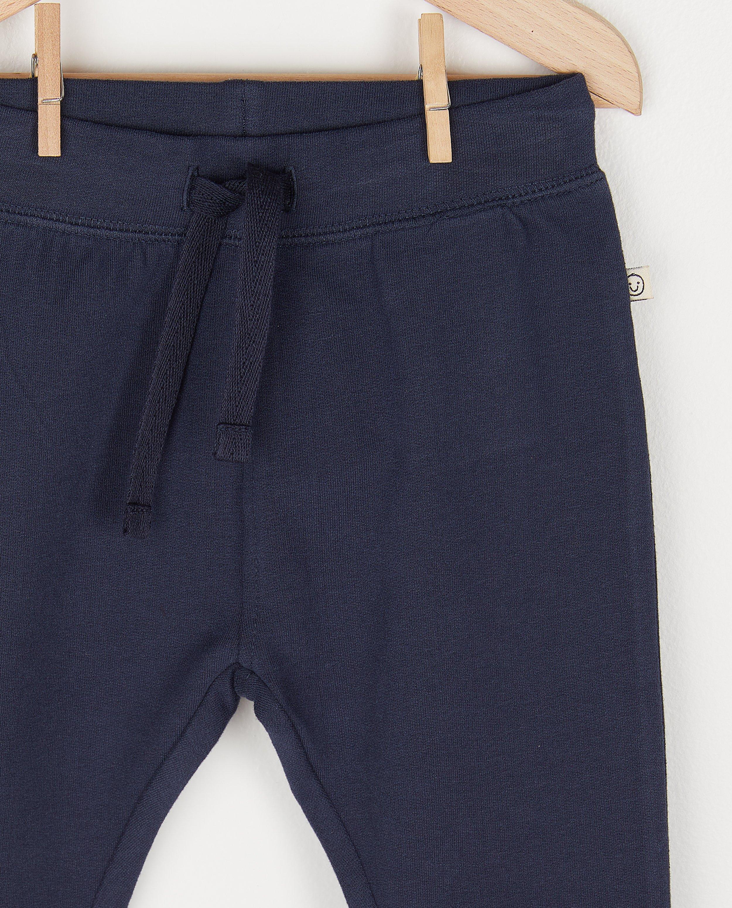 Pantalons - Pantalon molletonné en coton bio - unisexe