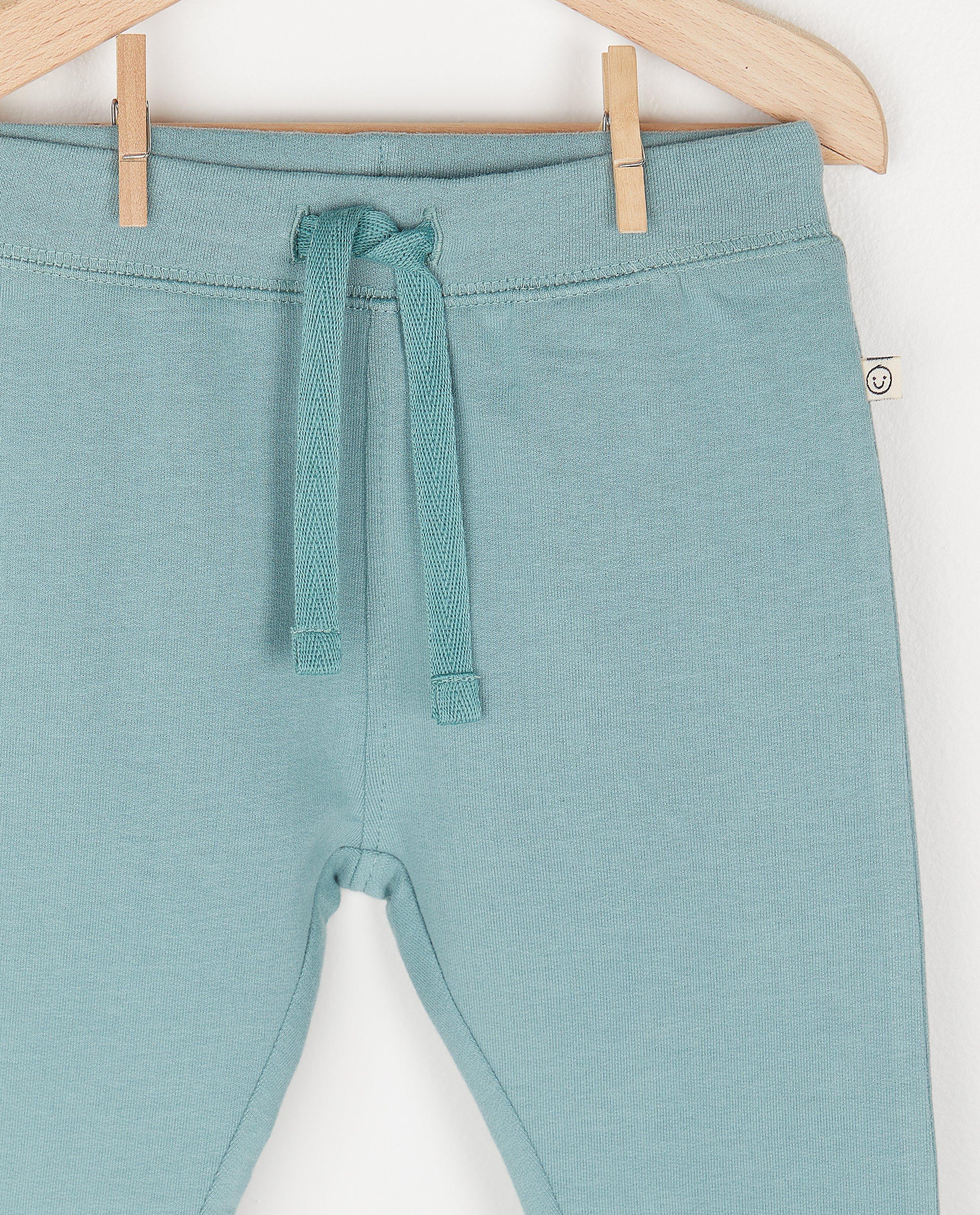Pantalons - Pantalon molletonné en coton bio - unisexe
