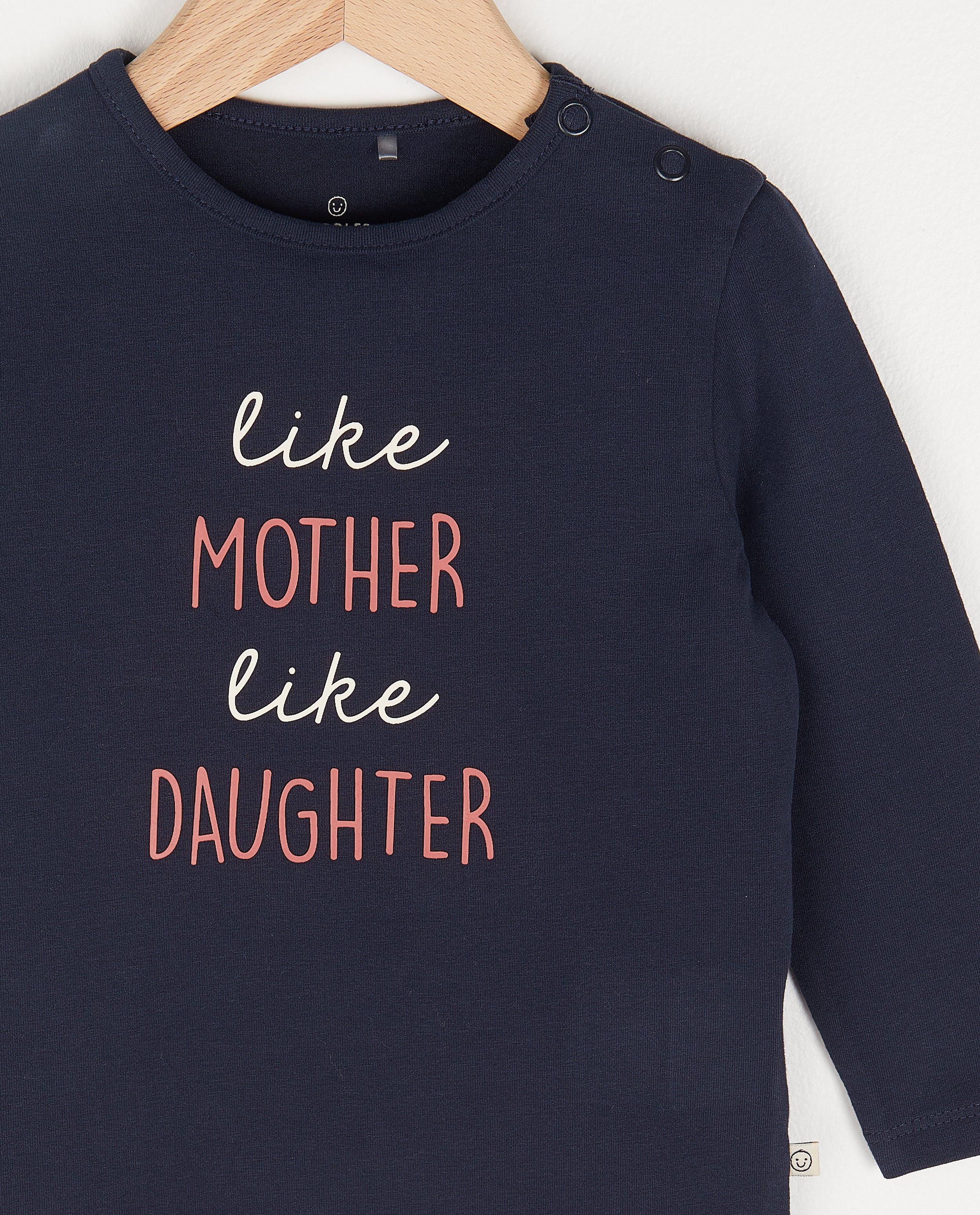 T-shirts - Biokatoenen longsleeve met opschrift