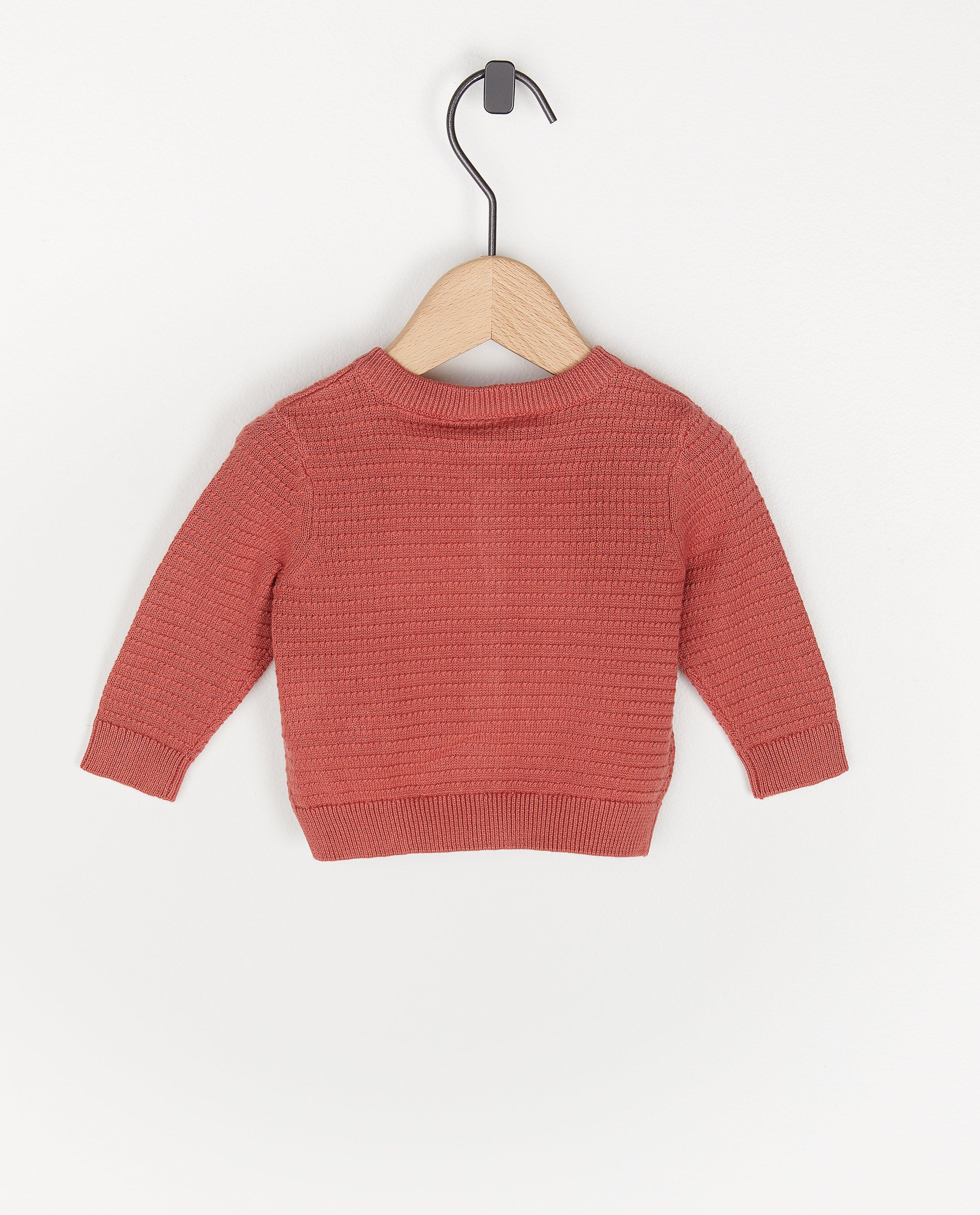 Cardigans - Cardigan en coton bio camel