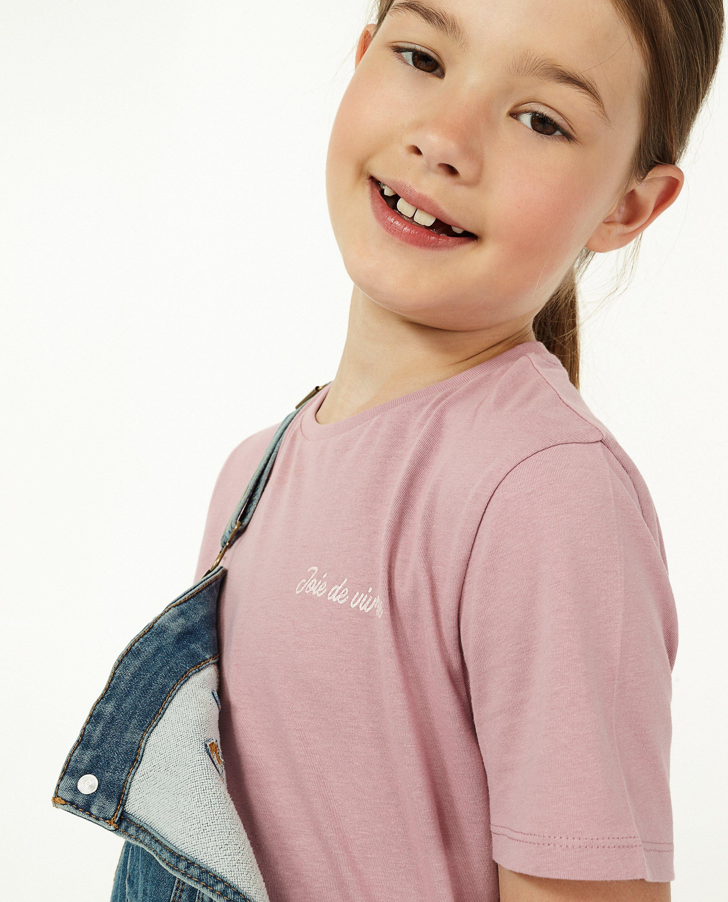 T-shirts - Wit T-shirt met glitter BESTies