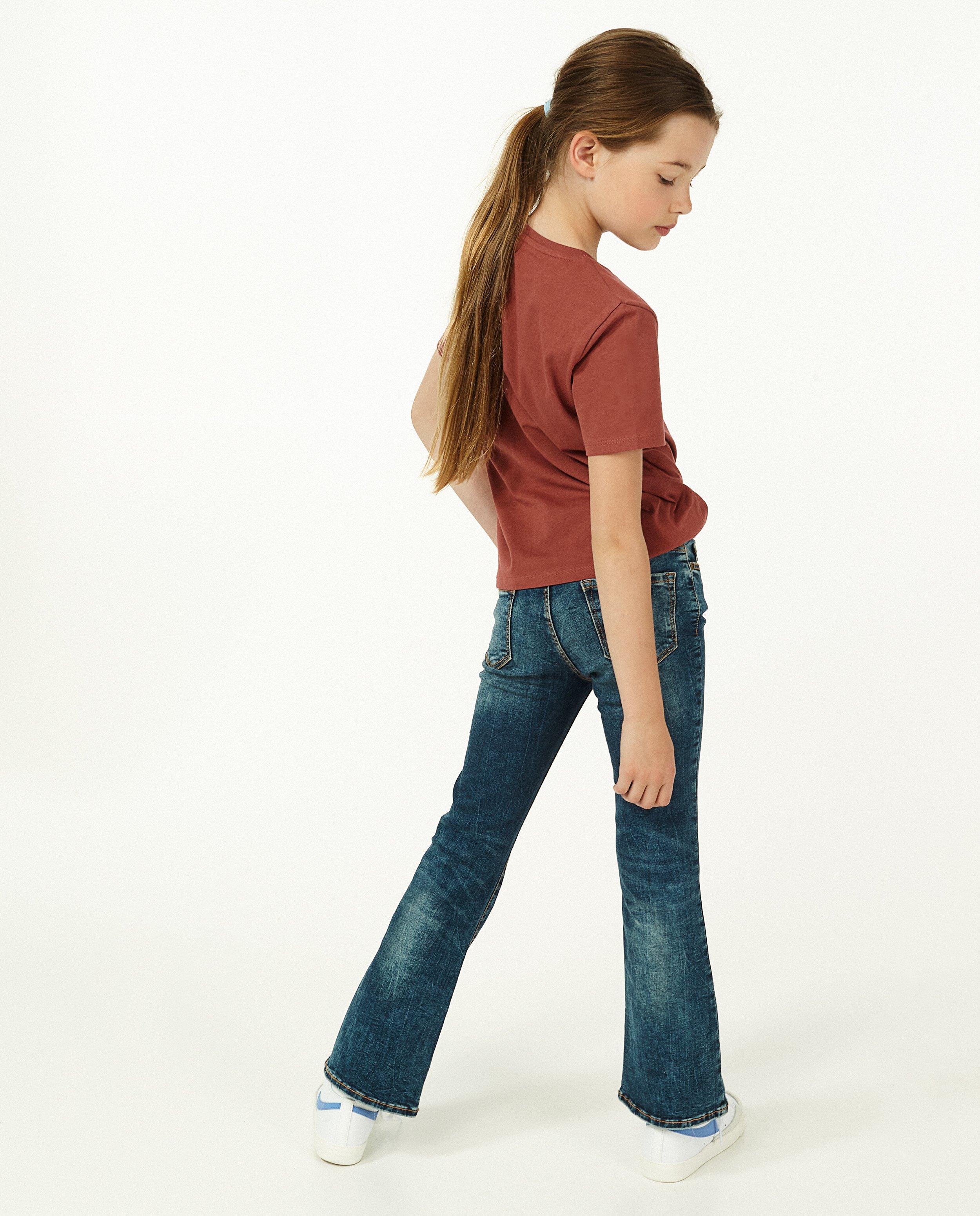 T-shirts - Wit T-shirt met glitter BESTies