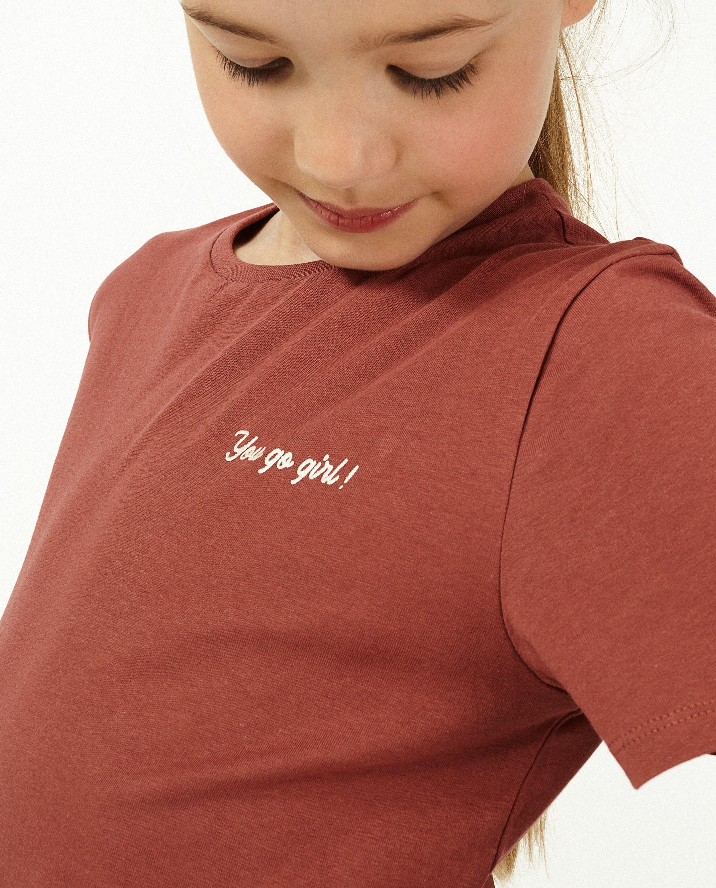 T-shirts - Wit T-shirt met glitter BESTies