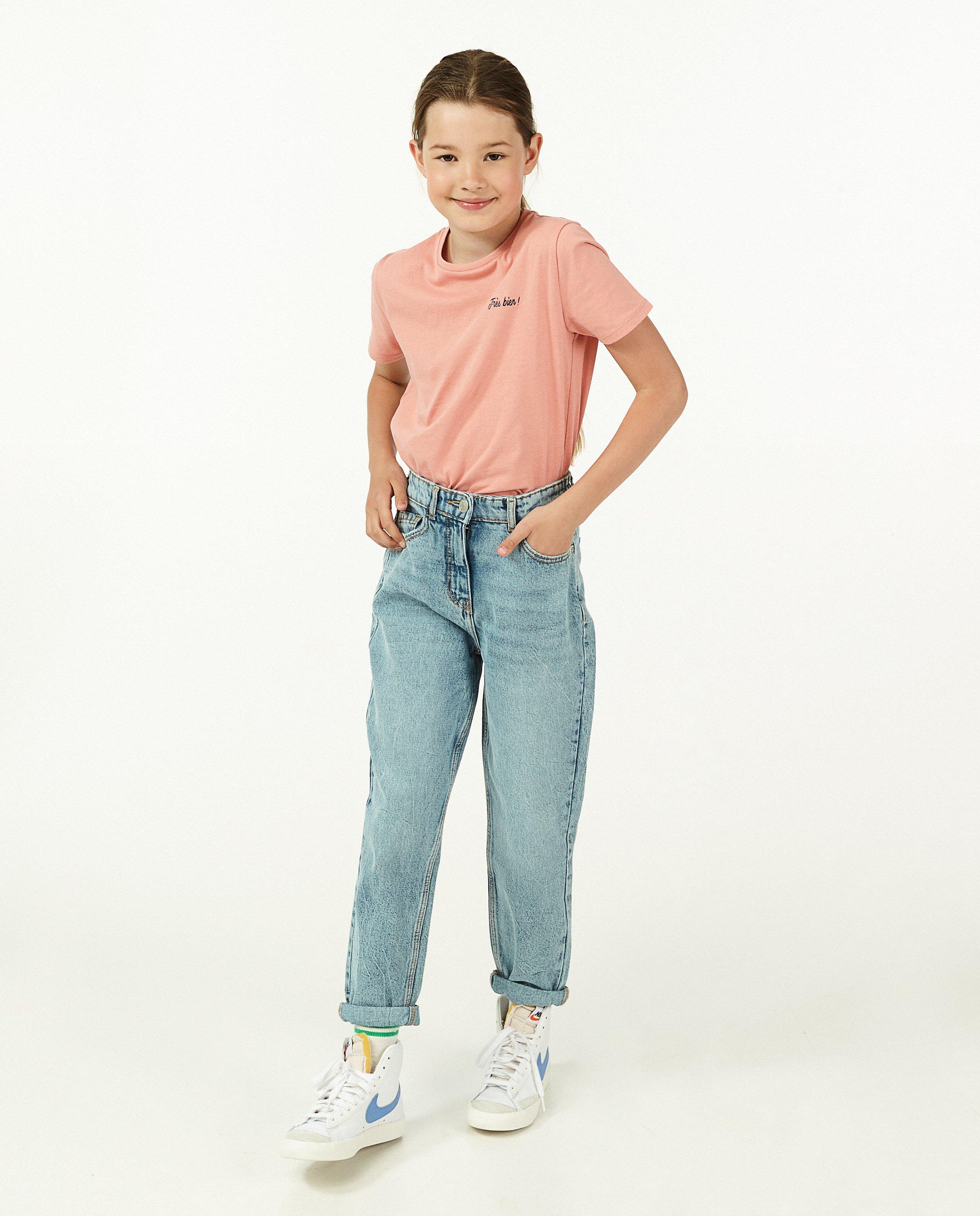 Roze T-shirt met glitter BESTies - opschrift - Besties
