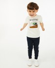 T-shirt en coton bio à imprimé - blanc - Kidz Nation