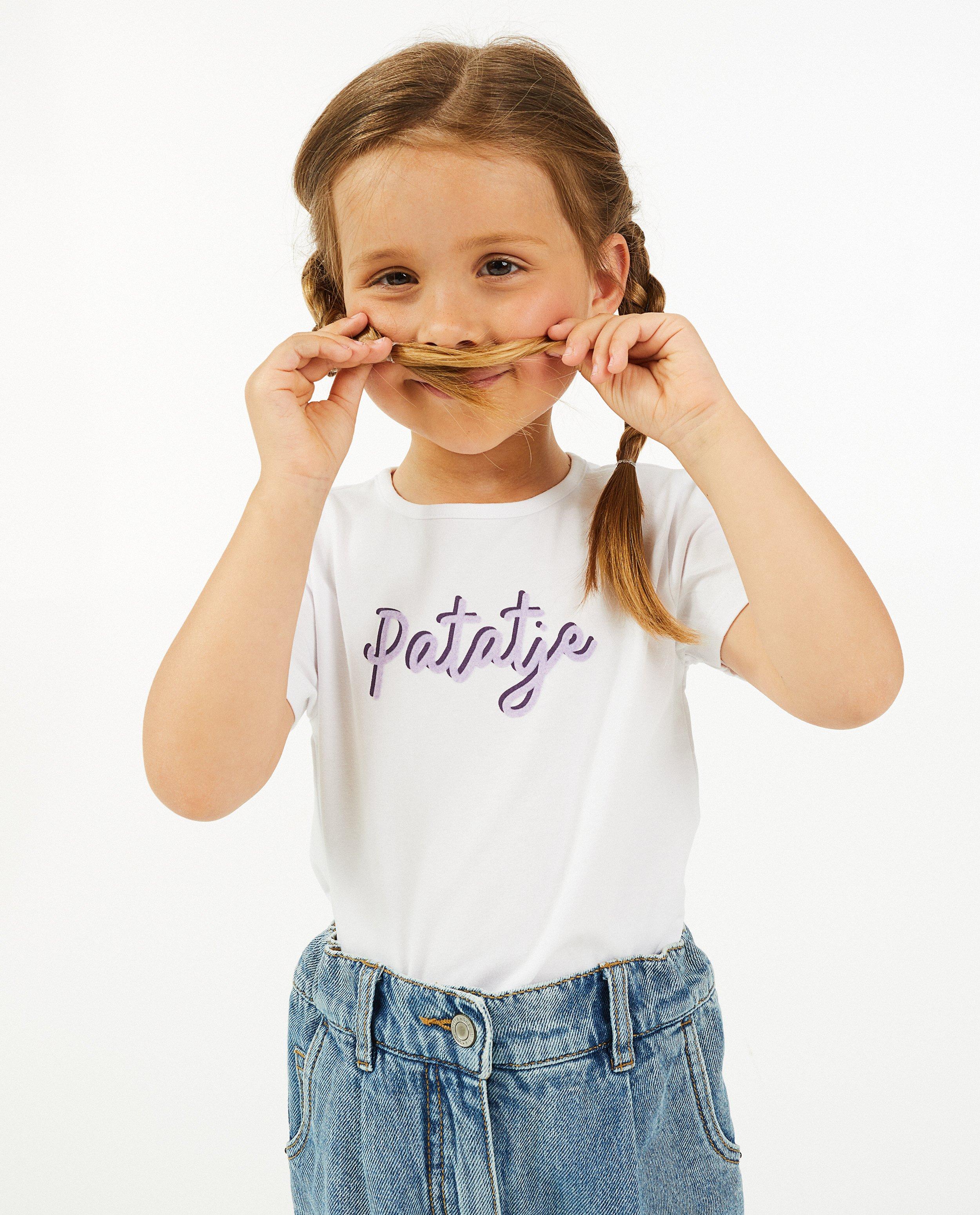 T-shirts - Wit T-shirtje met opschrift