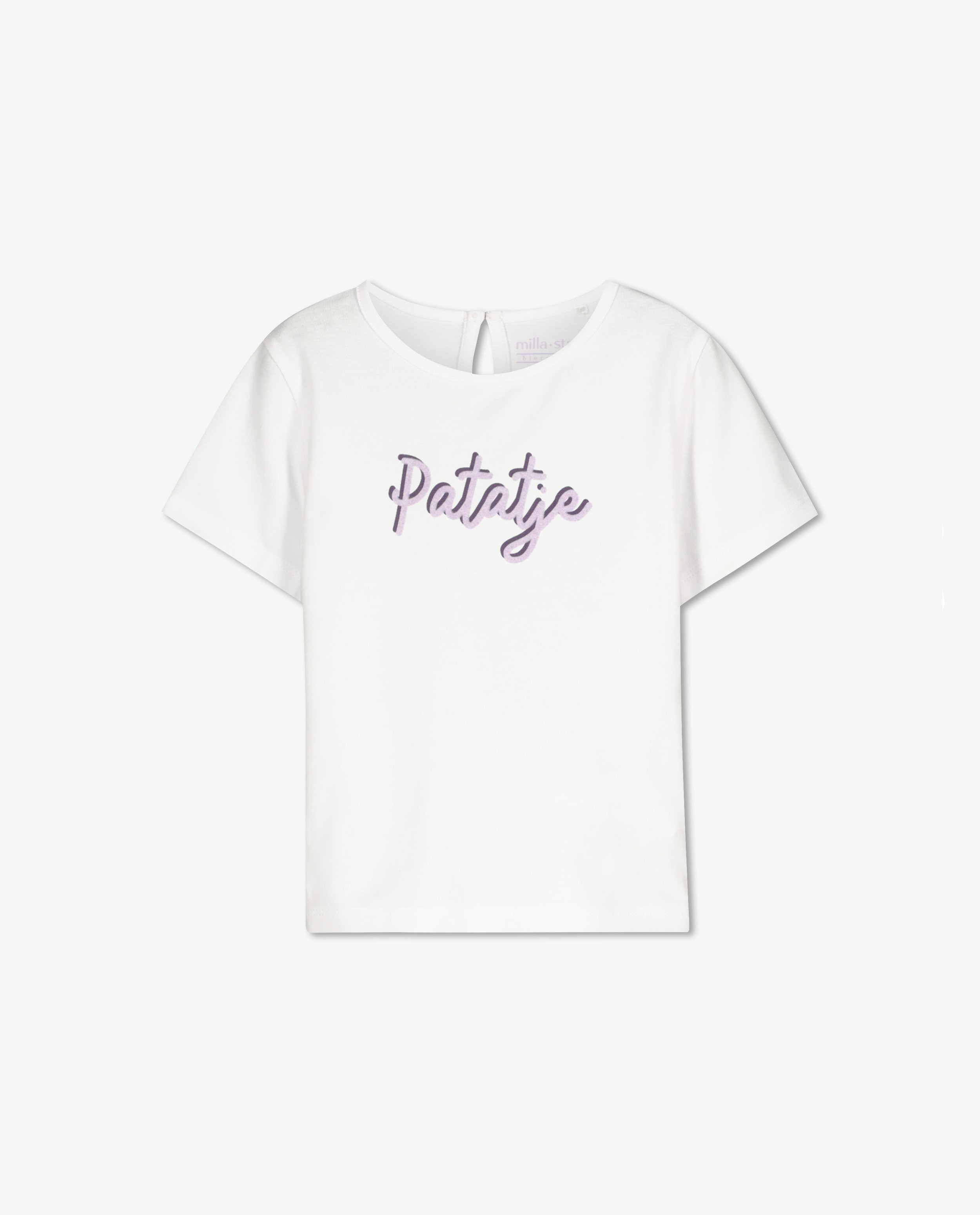 T-shirts - Wit T-shirtje met opschrift