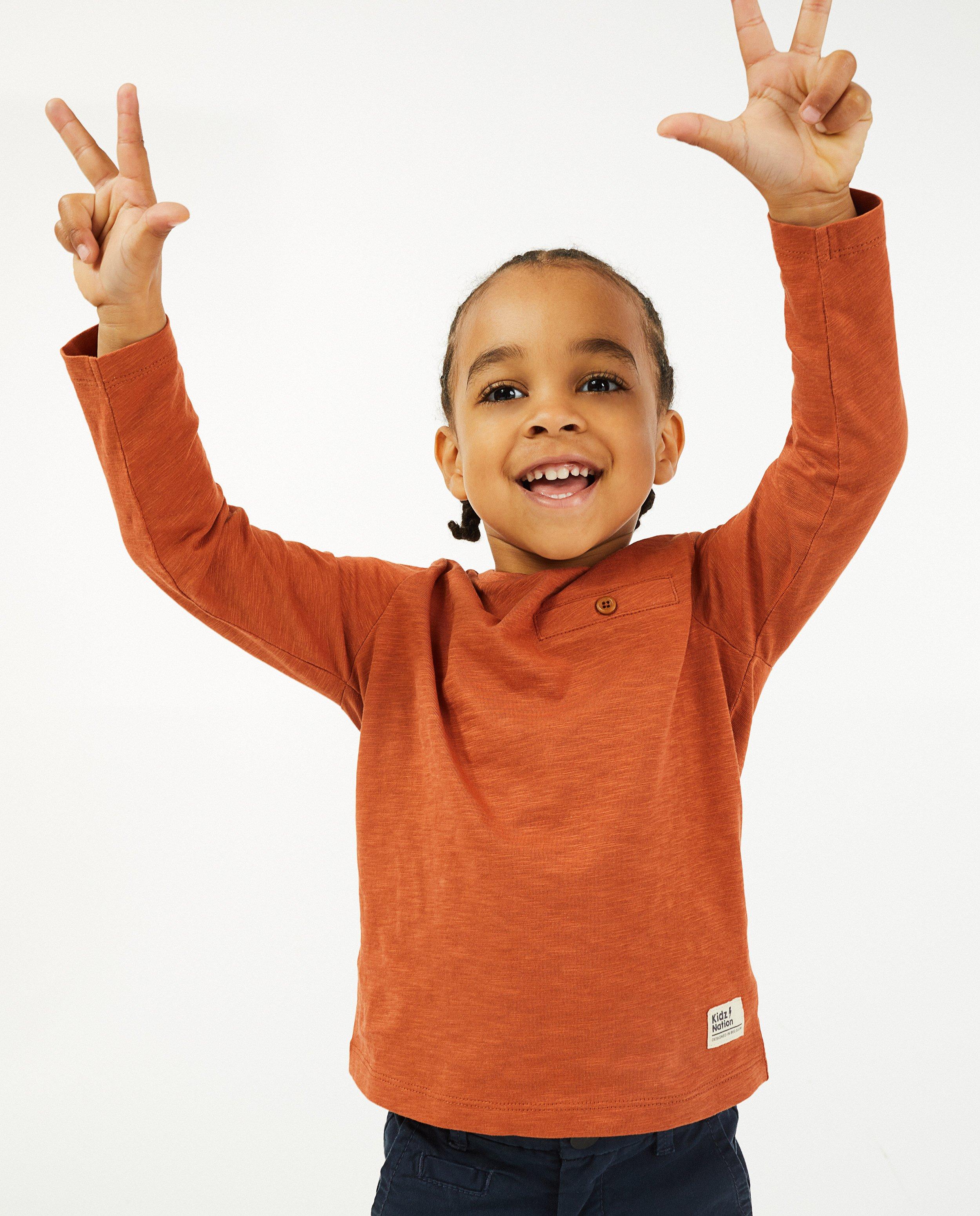 T-shirts - T-shirt à manches longues en coton bio, 2-7 ans