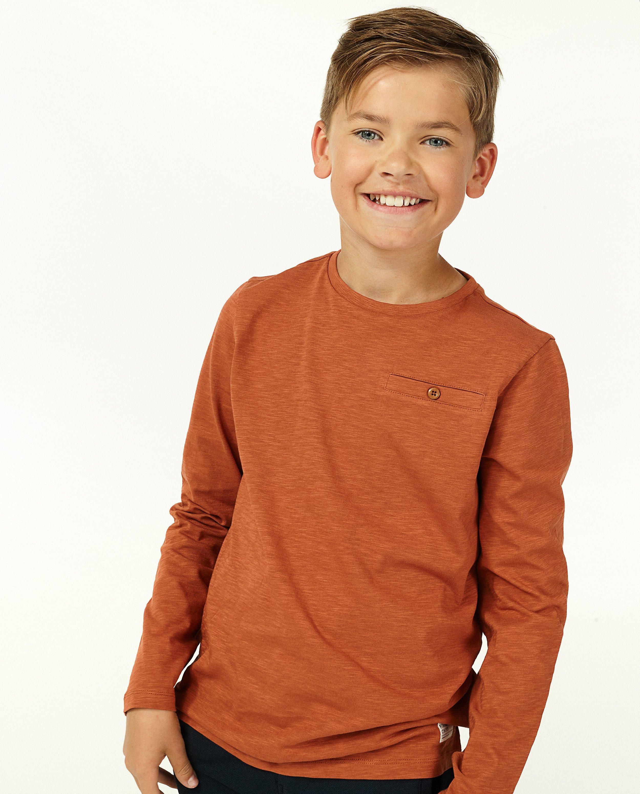 T-shirts - T-shirt à manches longues en coton bio, 7-14 ans