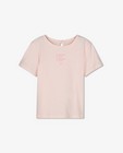 T-shirts - T-shirt rose à inscription BESTies