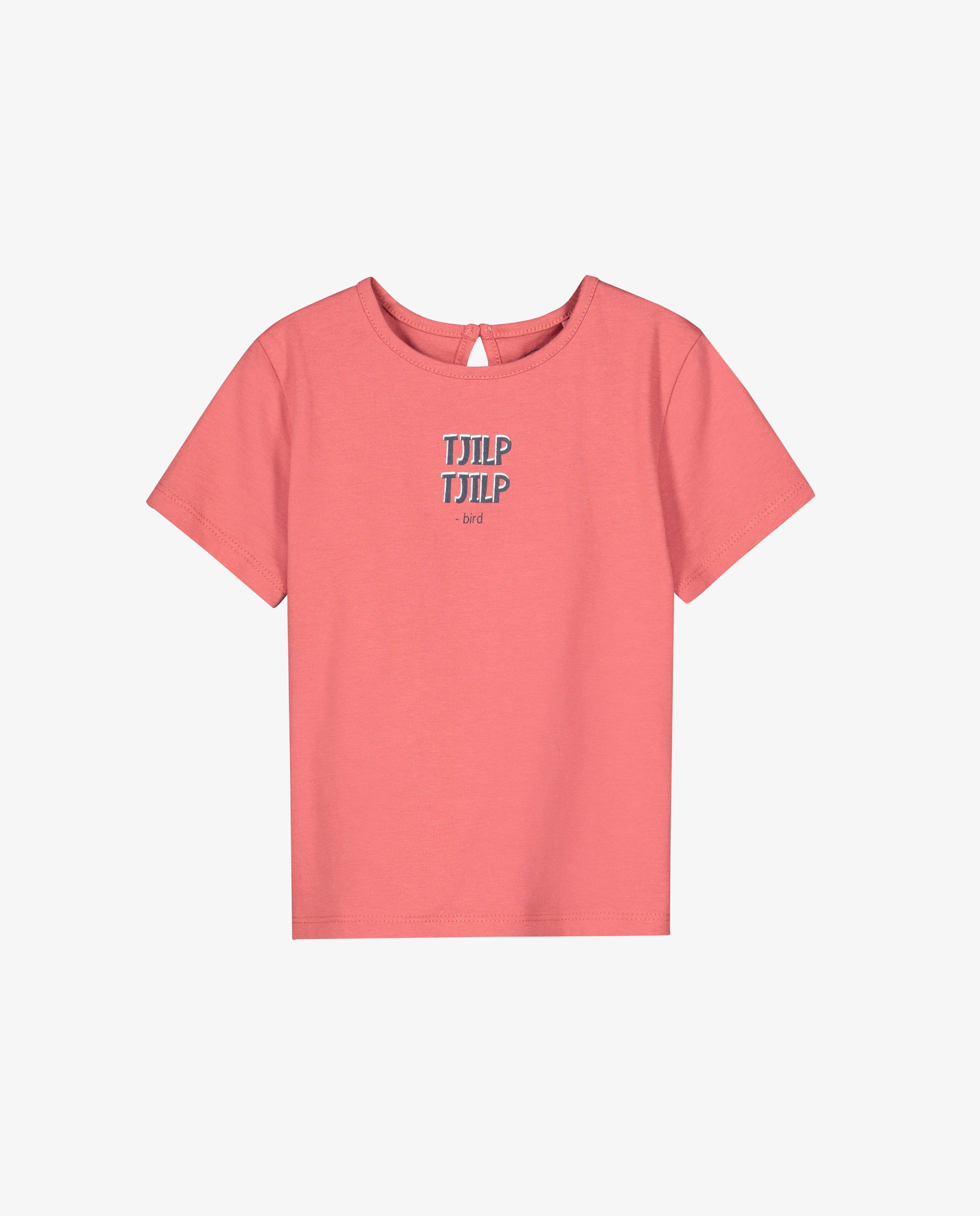 T-shirts - T-shirt rose à inscription BESTies