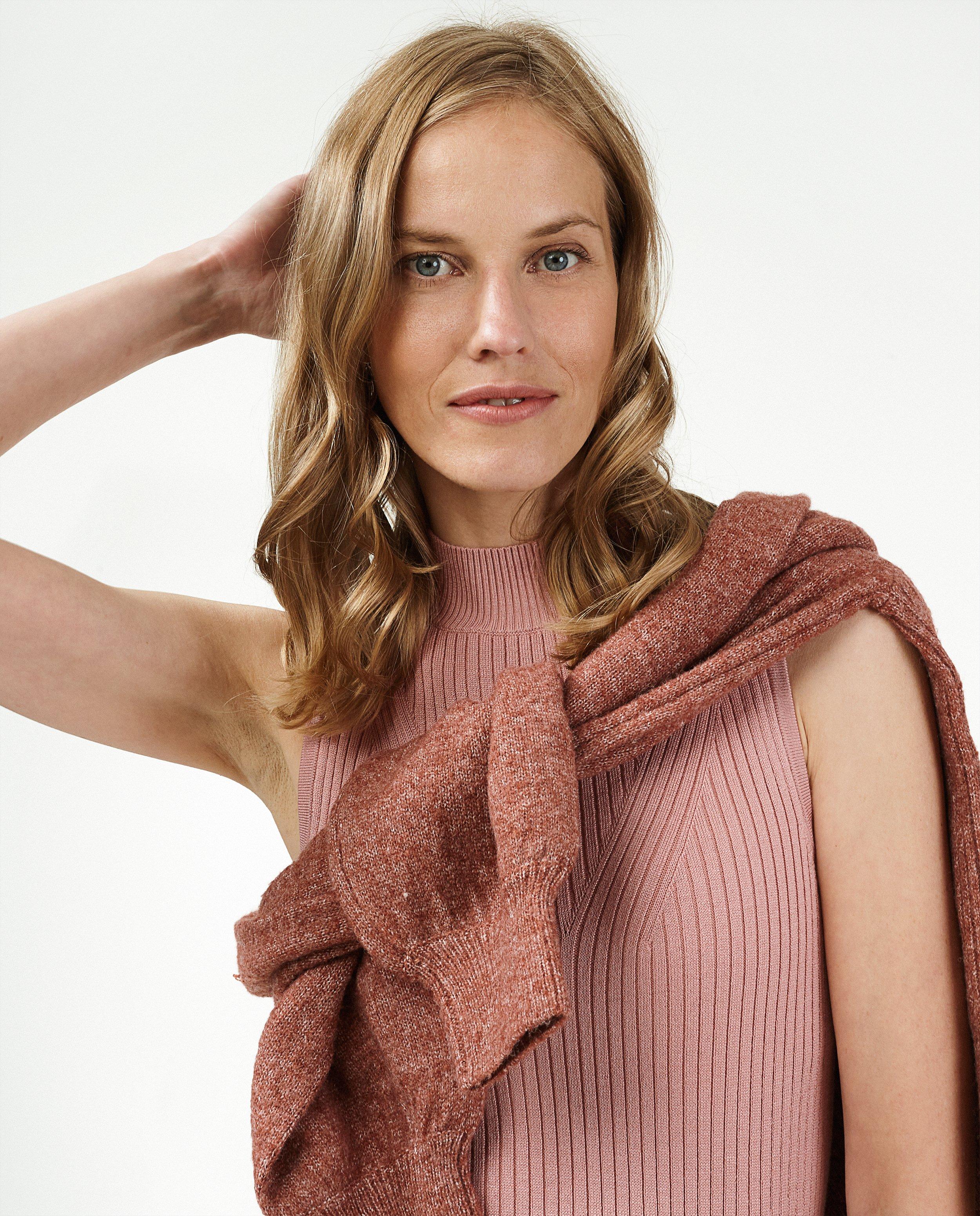 Pulls - Top rose en tricot Sora