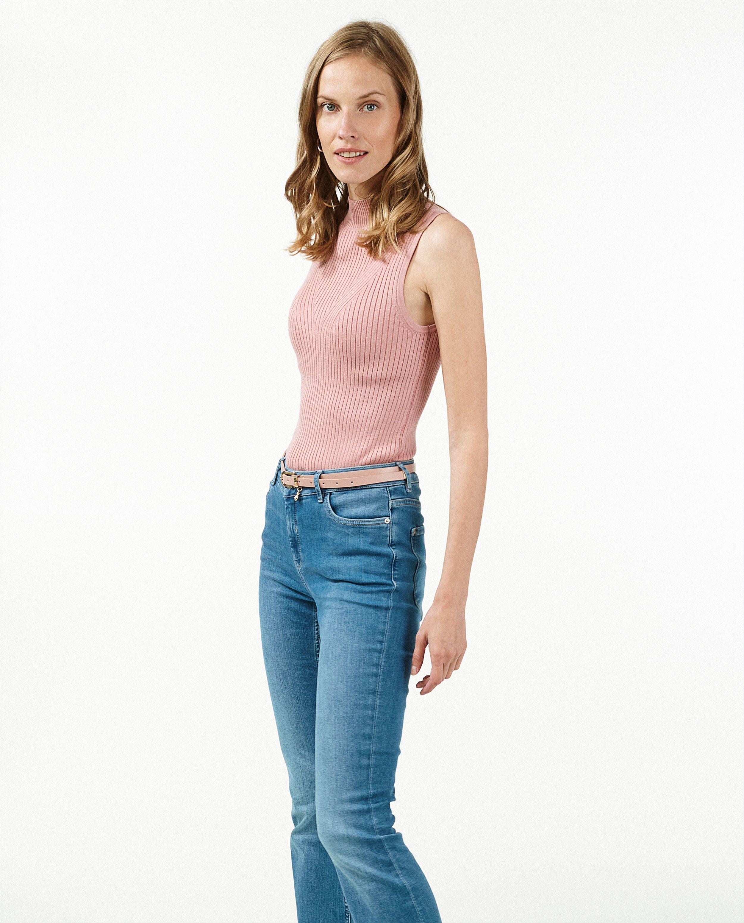 Pulls - Top rose en tricot Sora