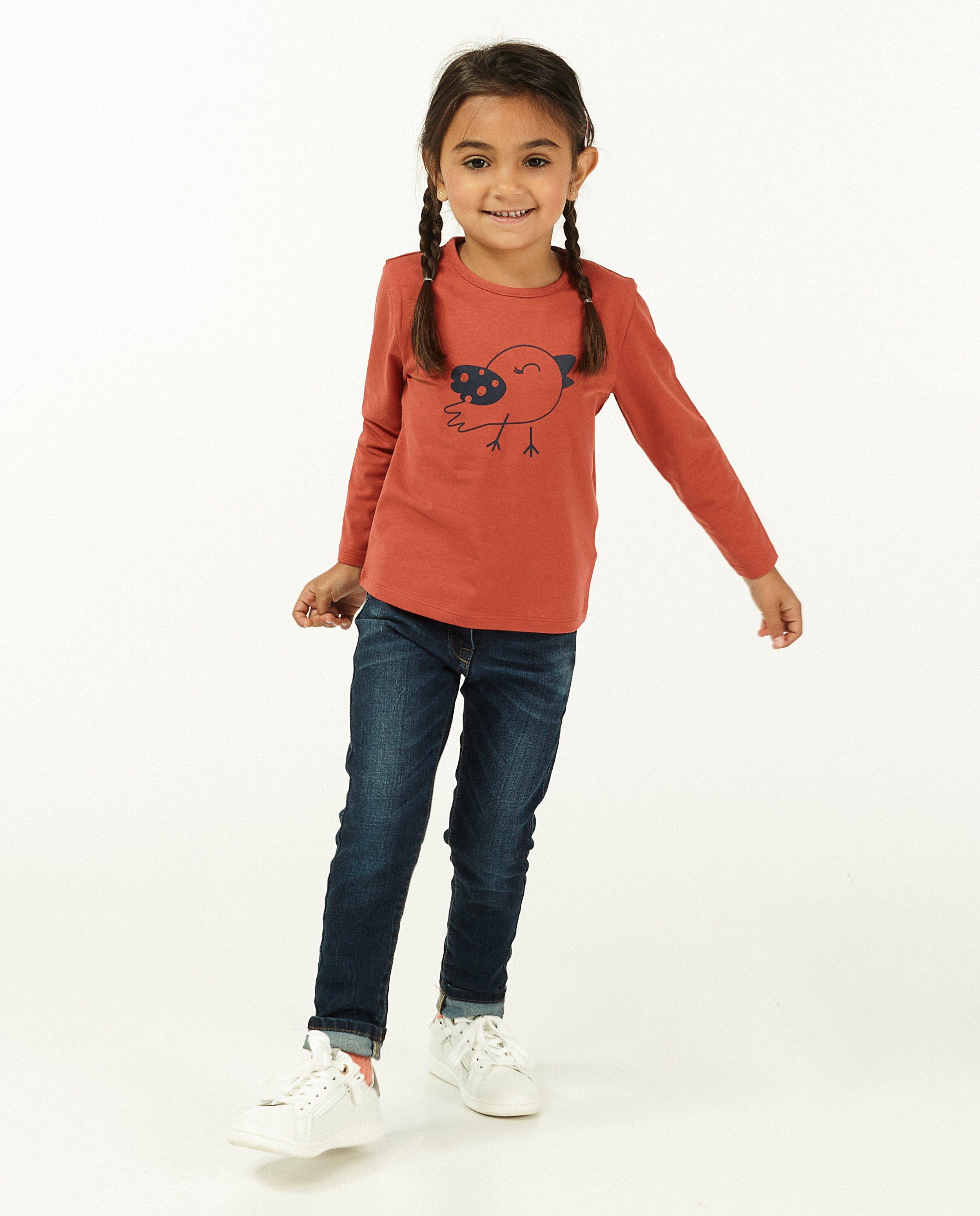 Witte longsleeve met print BESTies - null - Besties