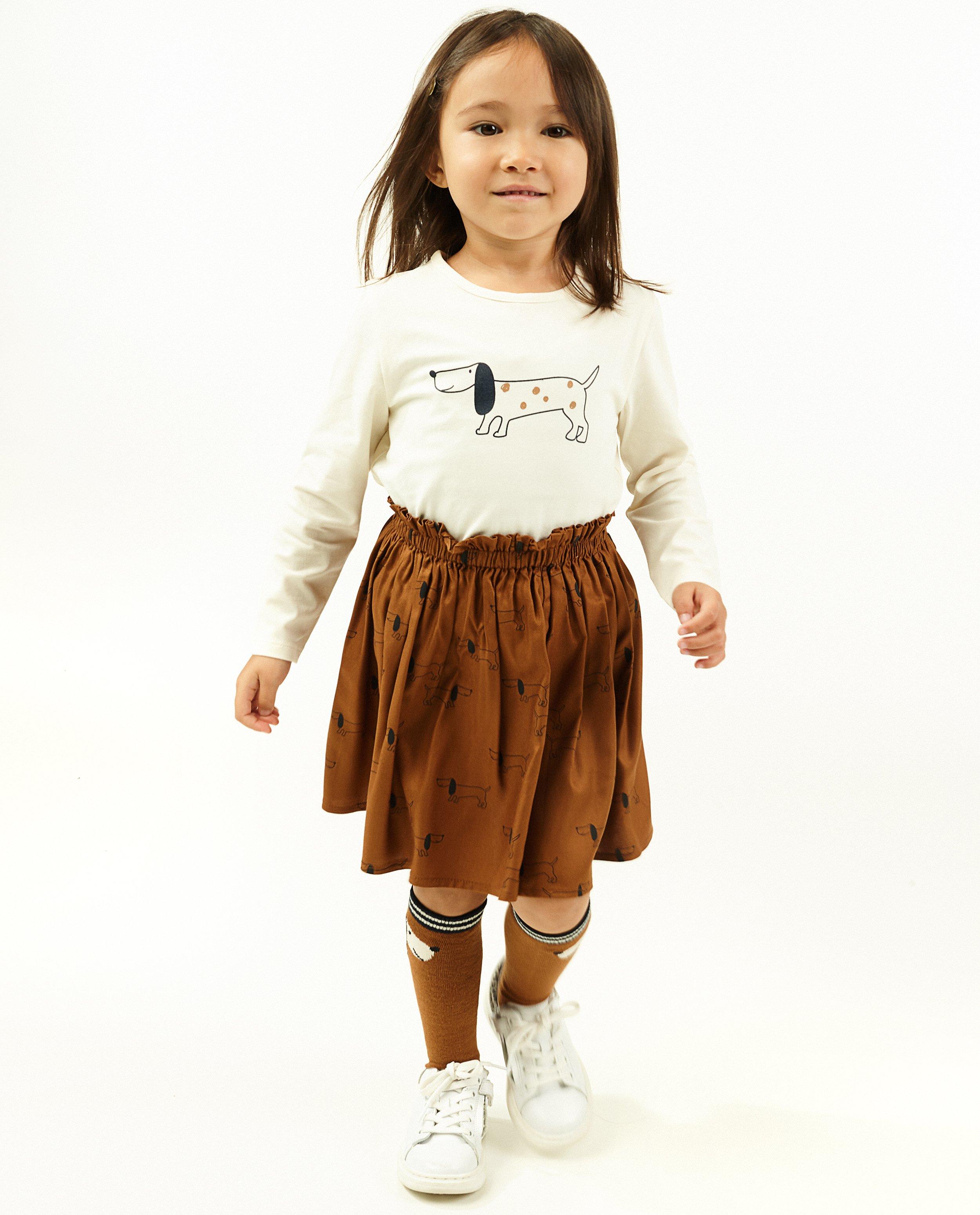 Crème longsleeve met print BESTies - null - Besties
