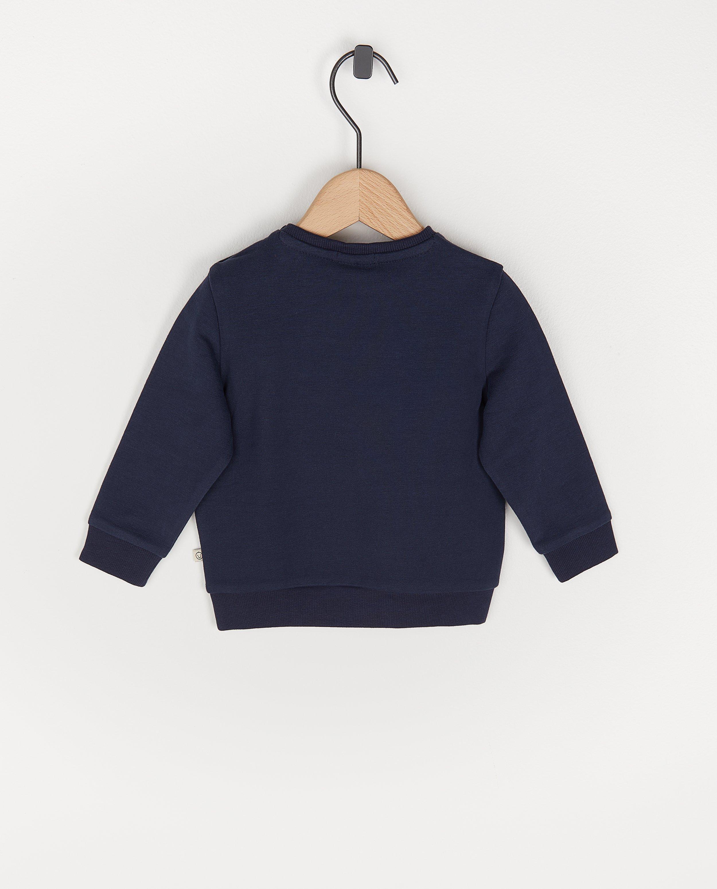Sweats - Sweat en coton bio avec une inscription (FR)