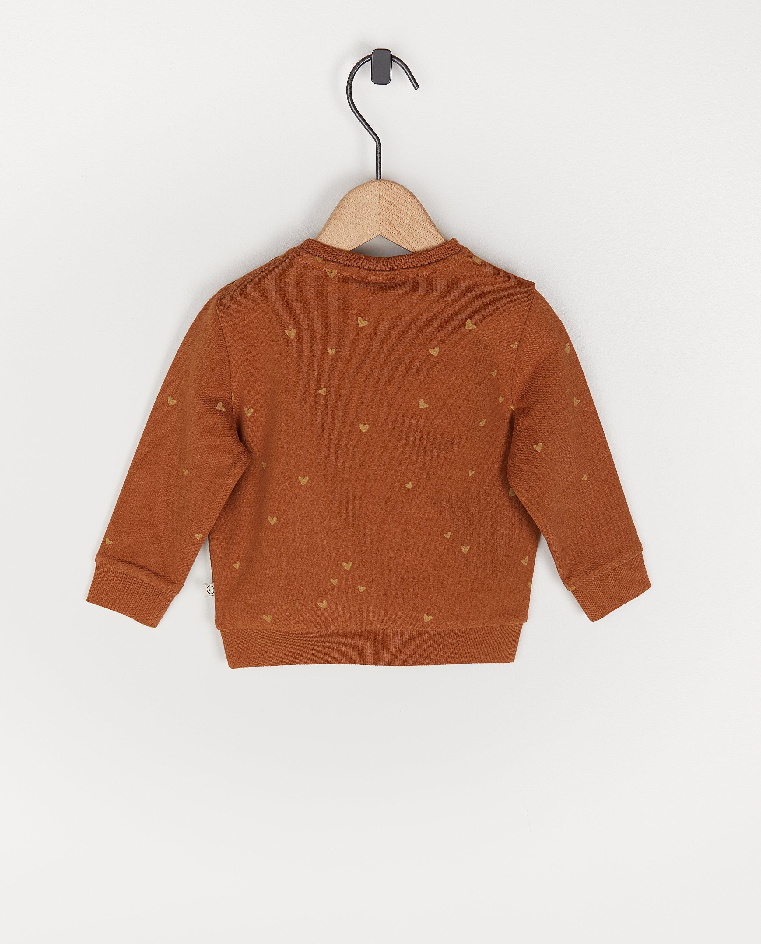 Sweats - Sweat en coton bio avec une inscription (FR)