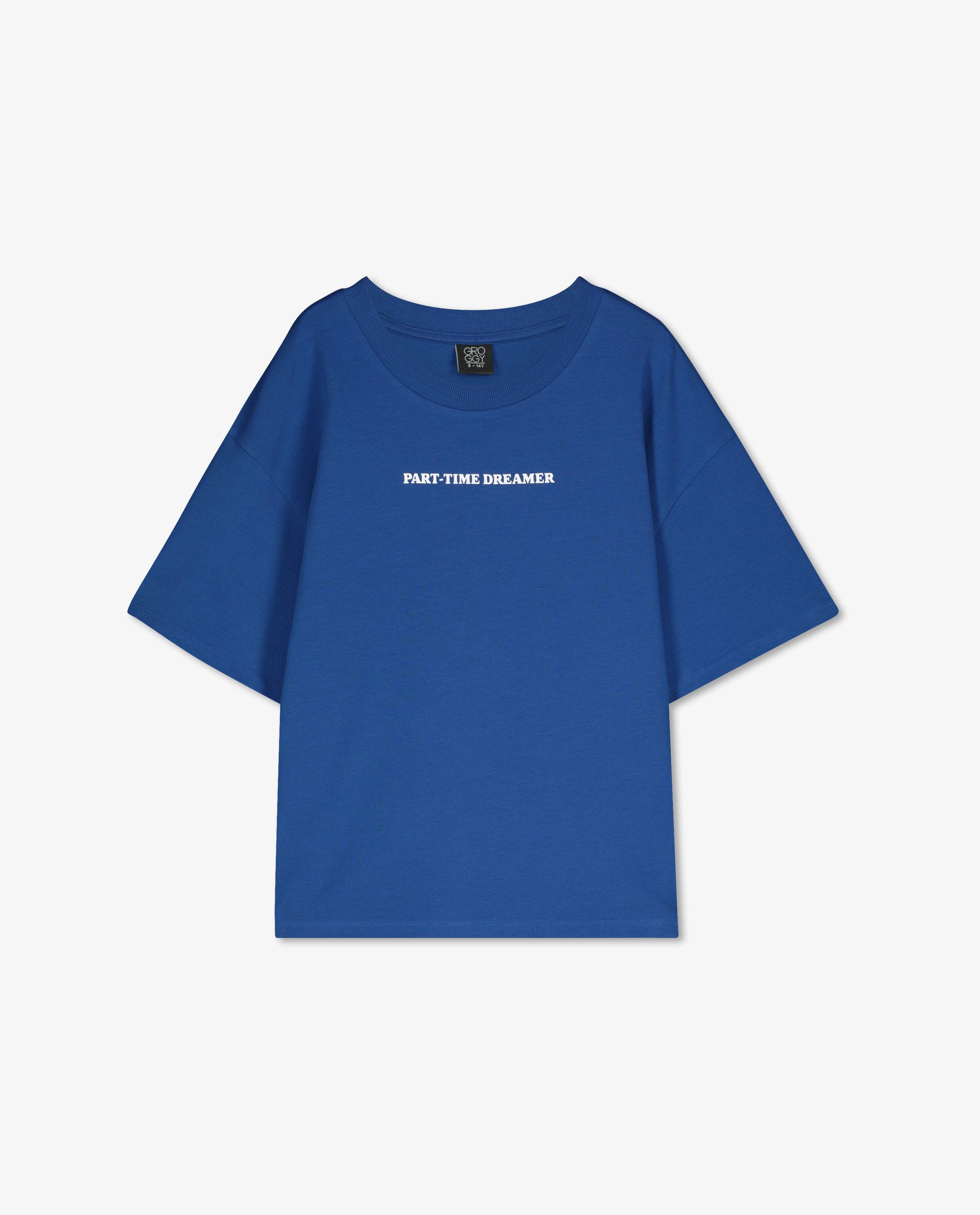 T-shirts - Biokatoenen T-shirt met opschrift