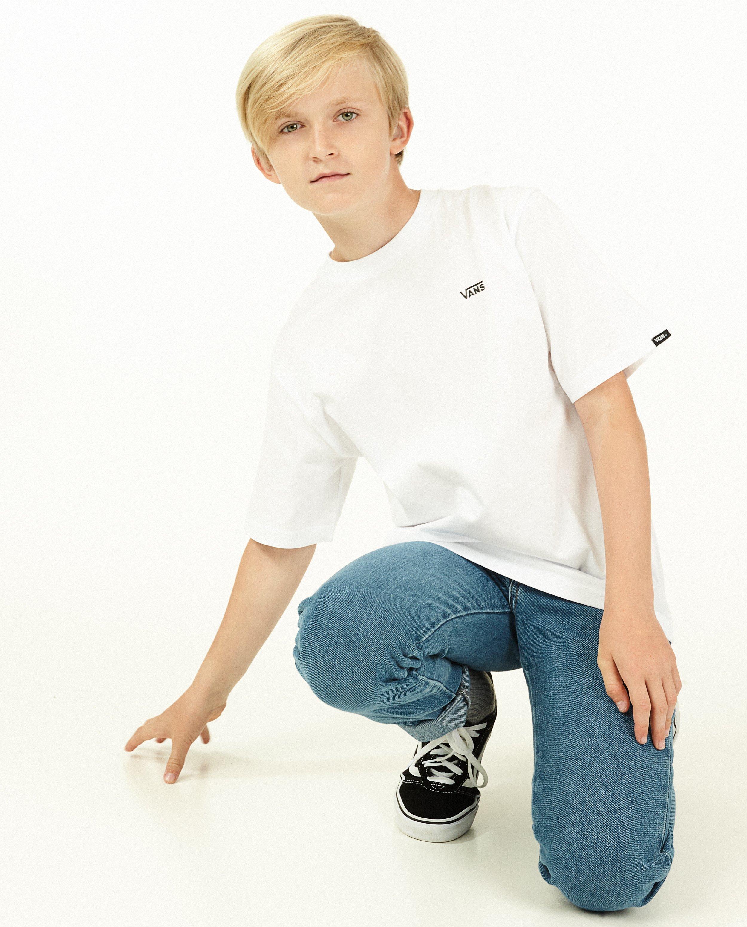 T-shirts - Zwart T-shirt met Vans-logo