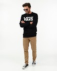 Zwarte sweater met opschrift Vans - stretch - Vans