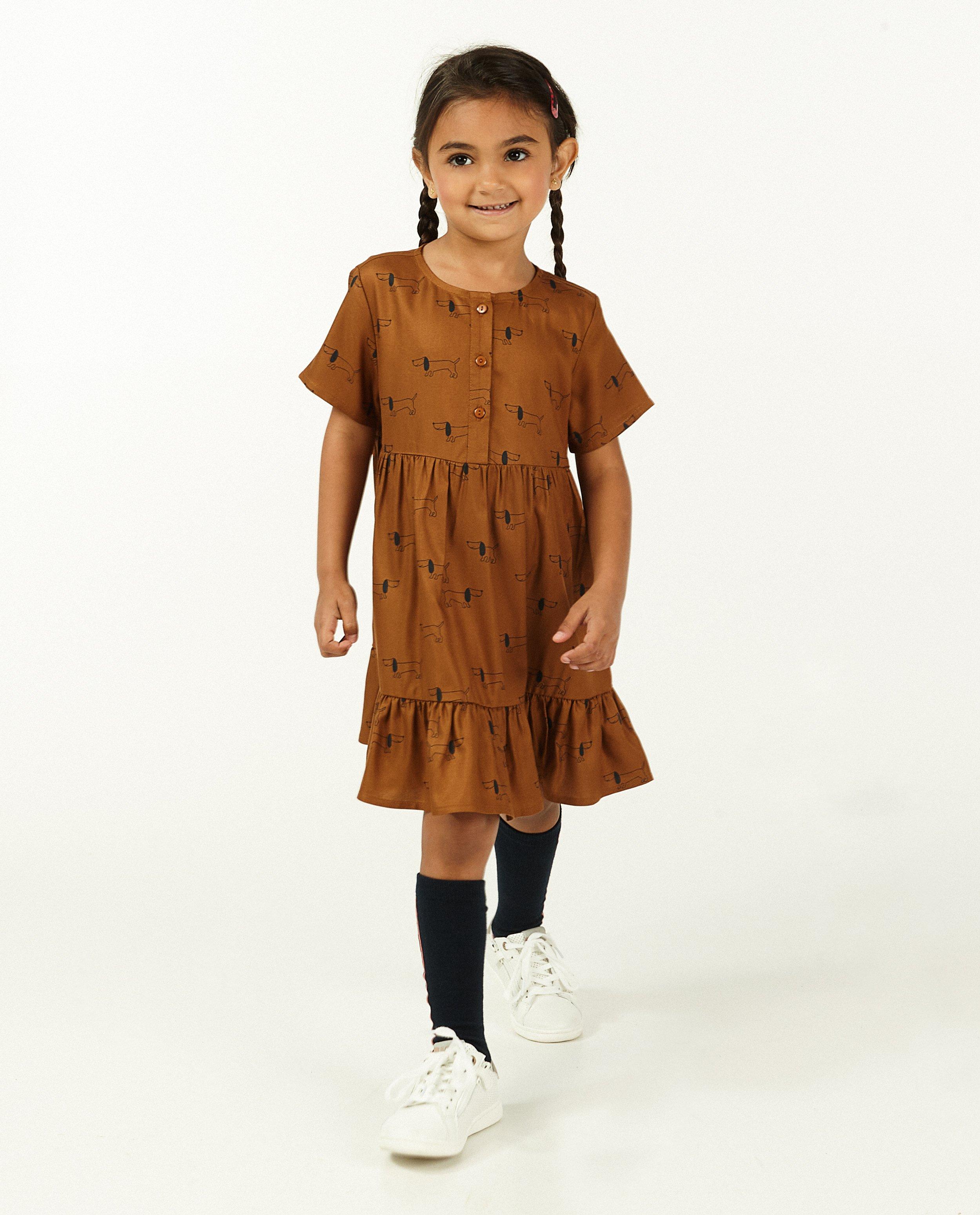 Robes - Robe rose, imprimé BESTies