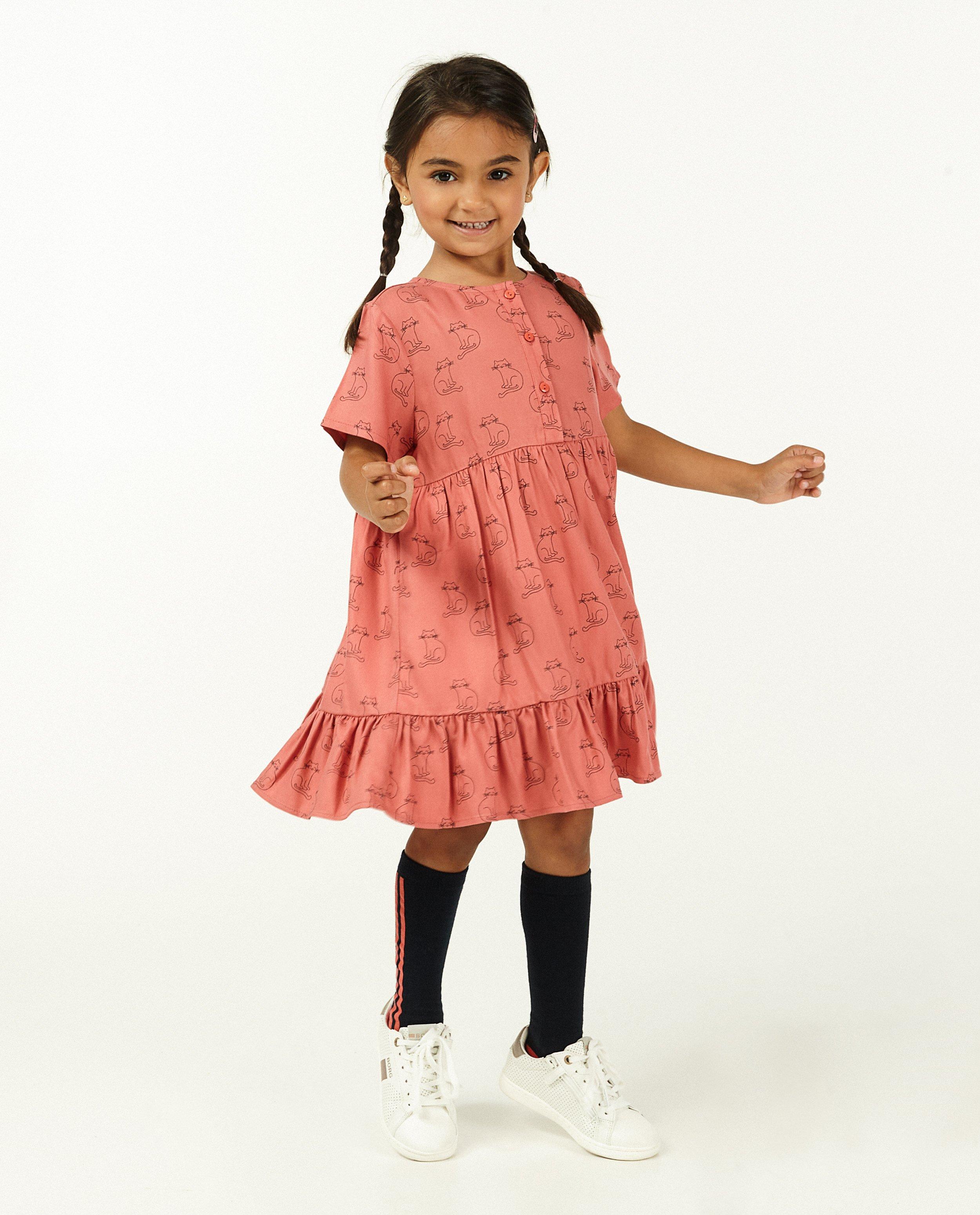 Robes - Robe rose, imprimé BESTies