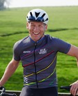 Maillot cycliste gris pour hommes Santini - Kom op tegen Kanker - Kom op tegen Kanker