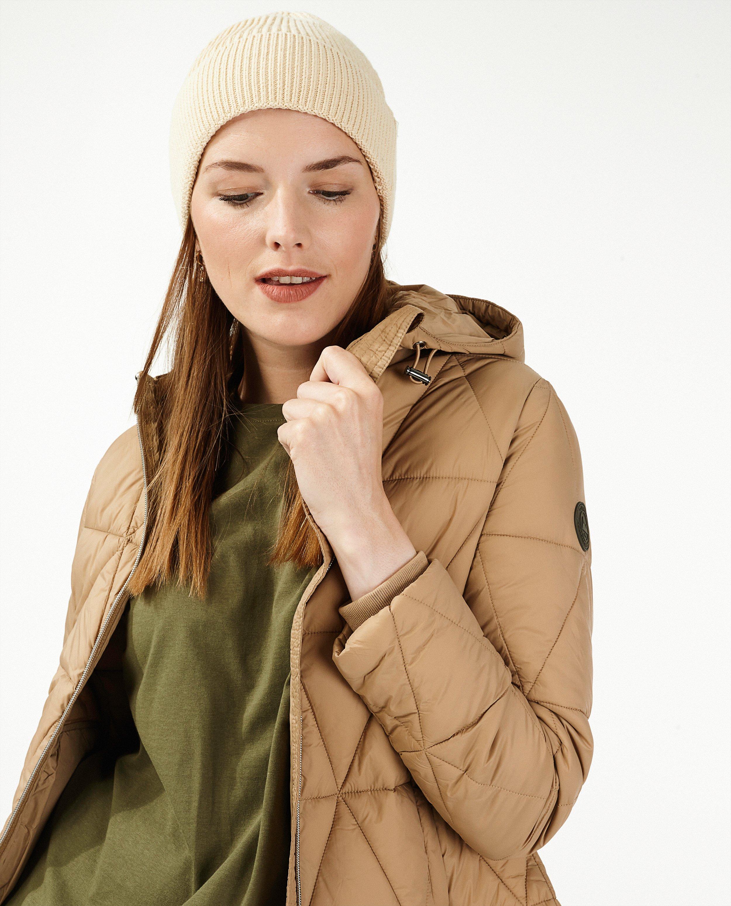 100% gerecycleerde jas in beige Sora - waterafstotend - Sora