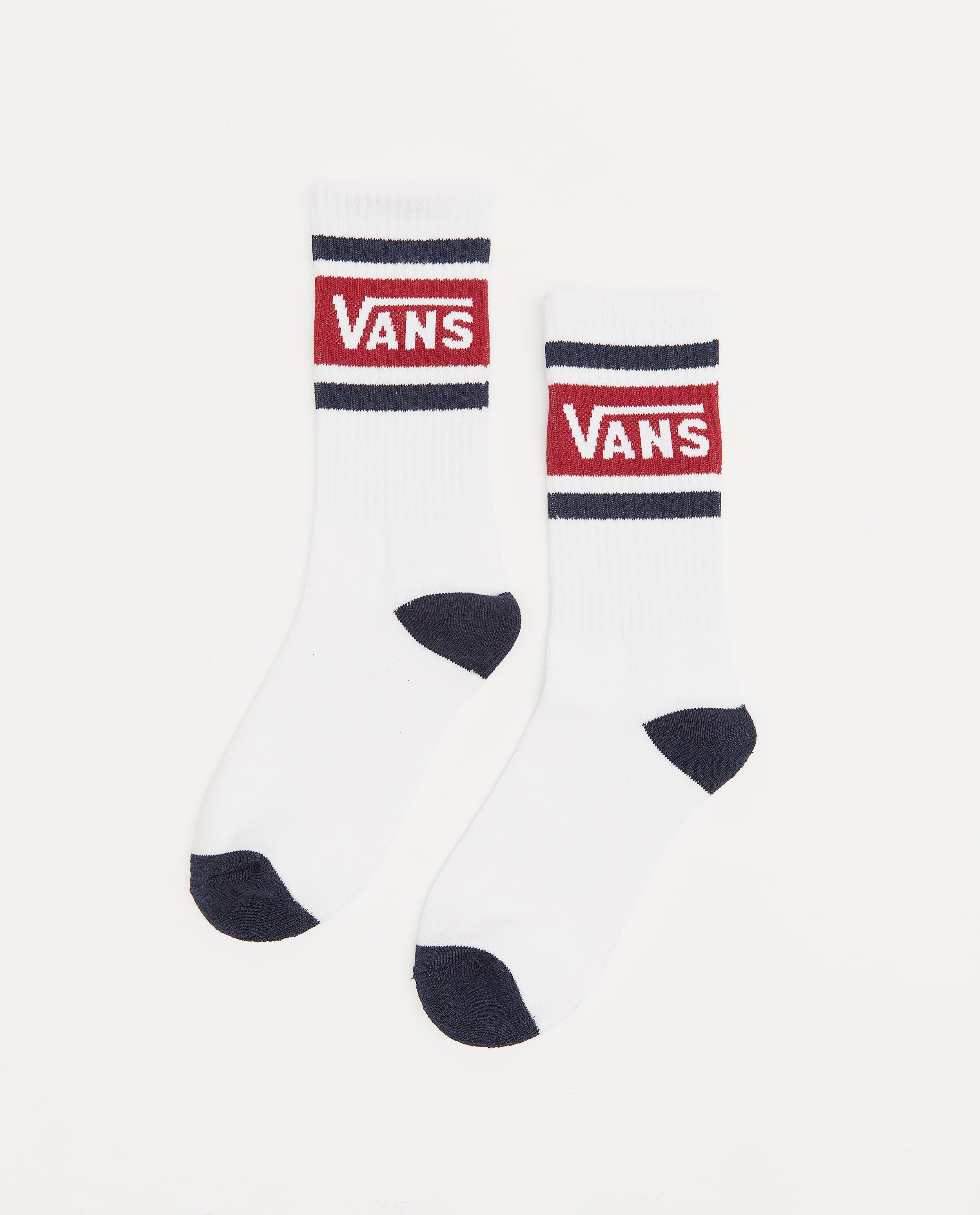 Witte kousen Vans, maat 31.5-38 - met strepen en logo - Vans