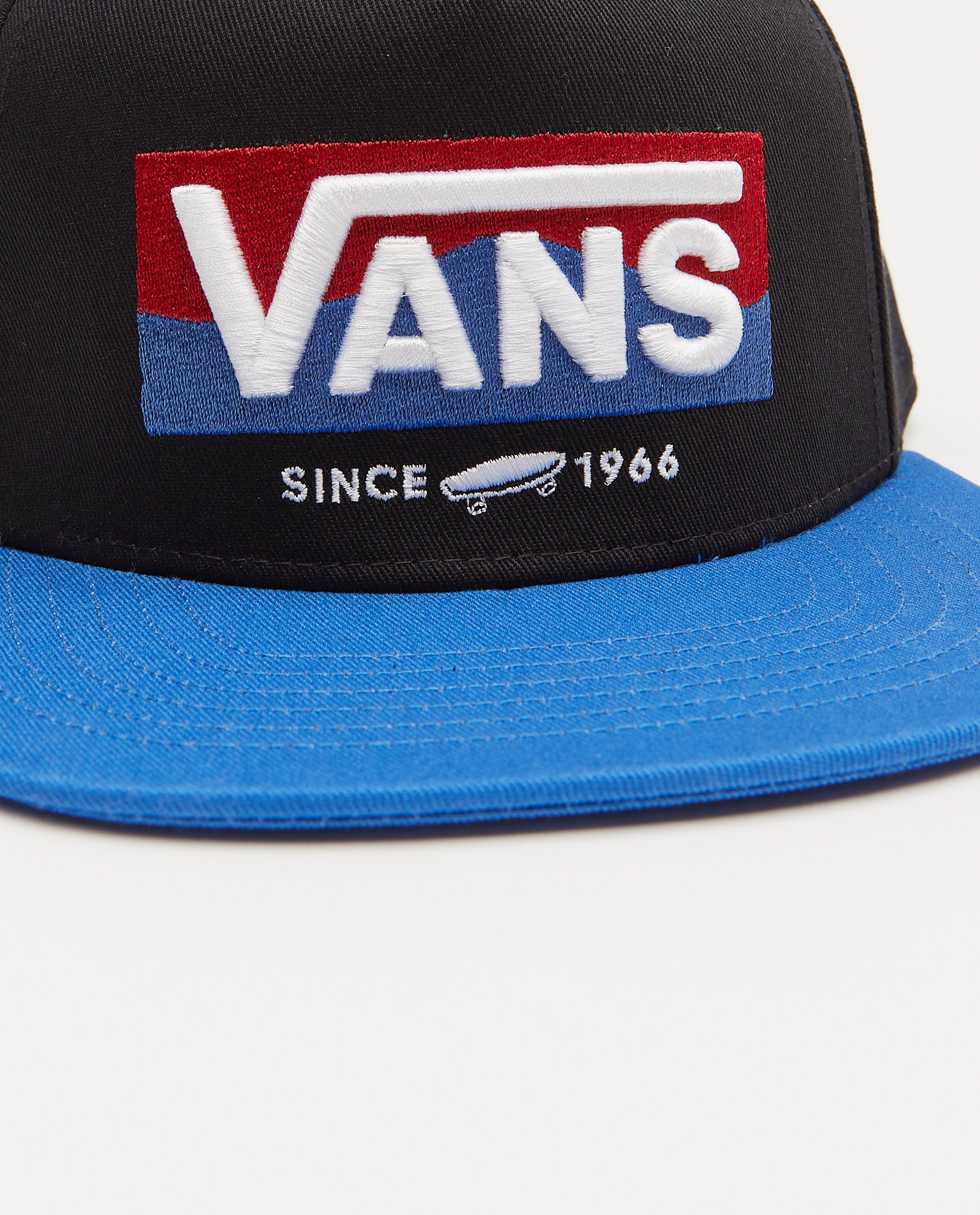 Bonneterie - Casquette noire et bleue Vans