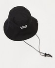 Bonneterie - Chapeau de pêcheur noir avec logo Vans