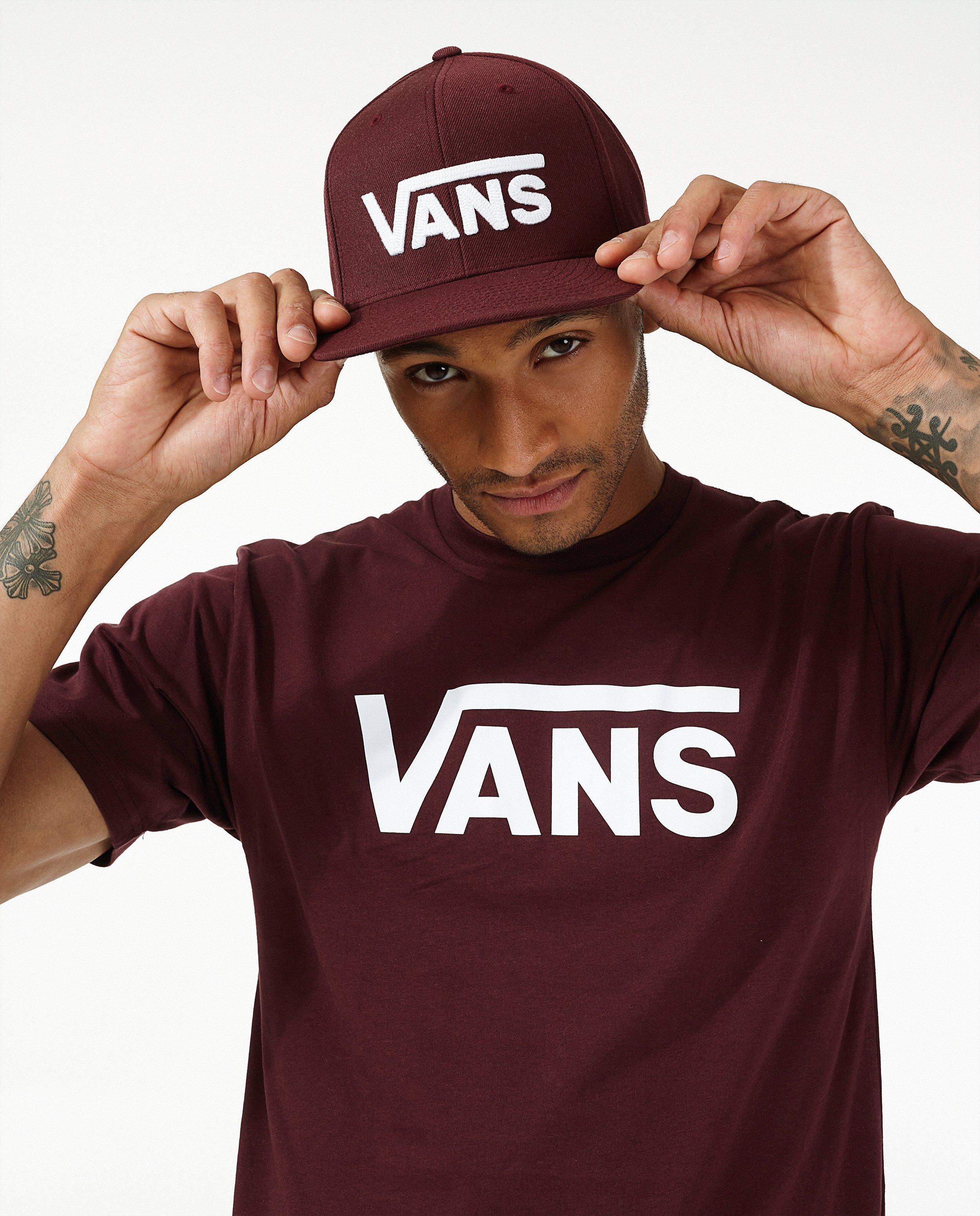 Casquette bordeaux avec logo Vans blanc Vans JBC Belgique Belgique