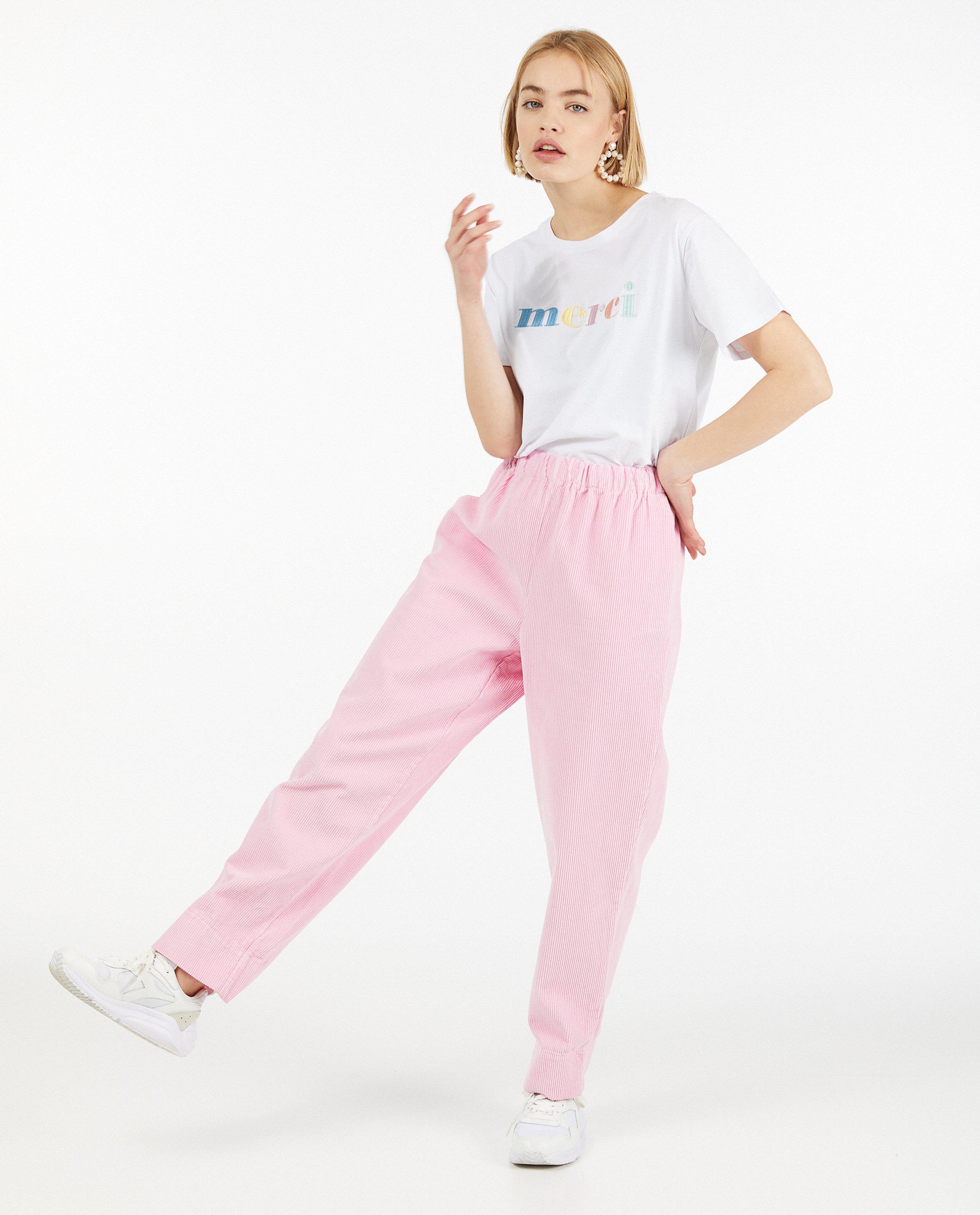 Roze broek van ribfluweel - Product Detail - roze - afbeelding nummer 1