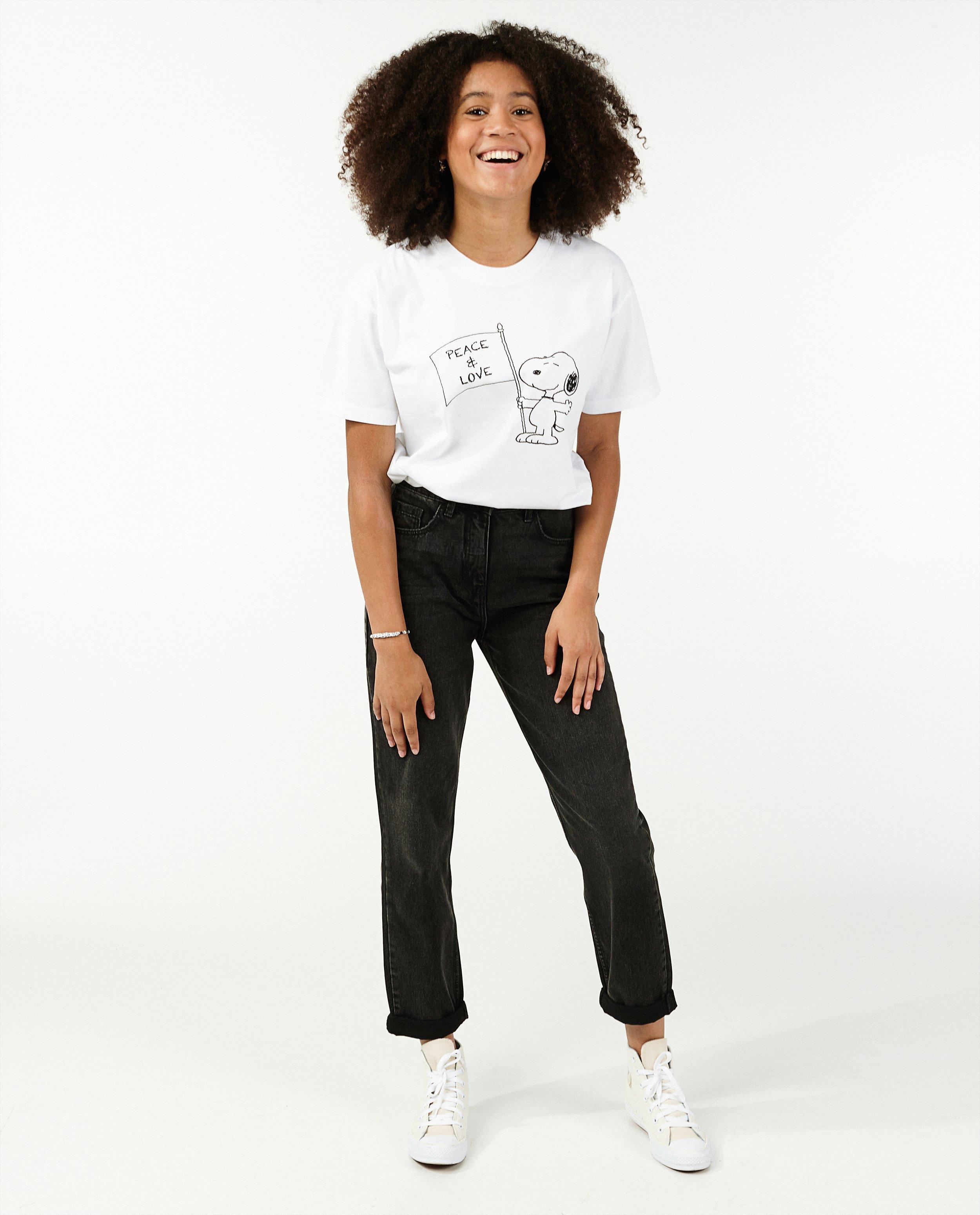 Wit T-shirt met Snoopy-print - null - Groggy