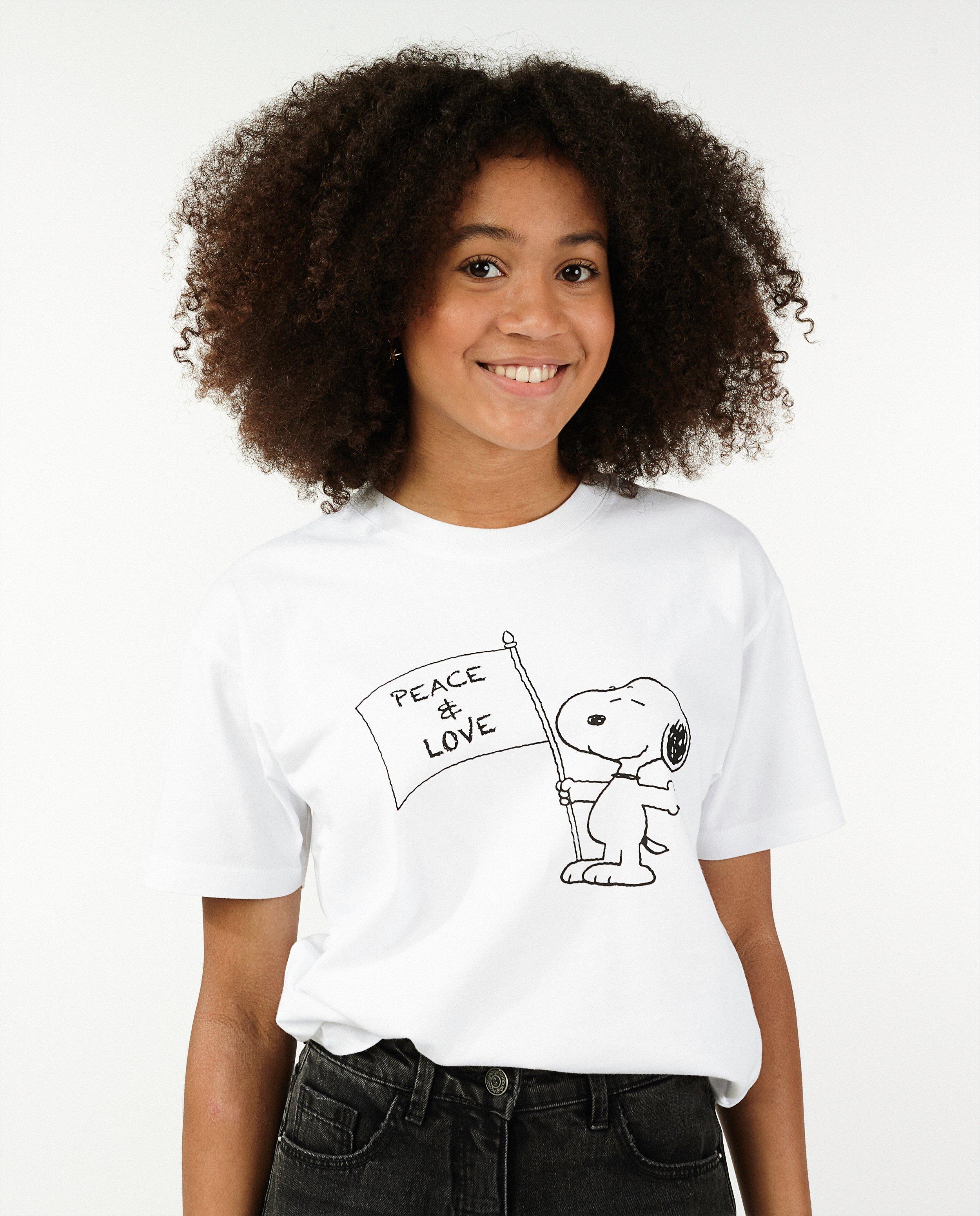 T-shirts - Wit T-shirt met Snoopy-print