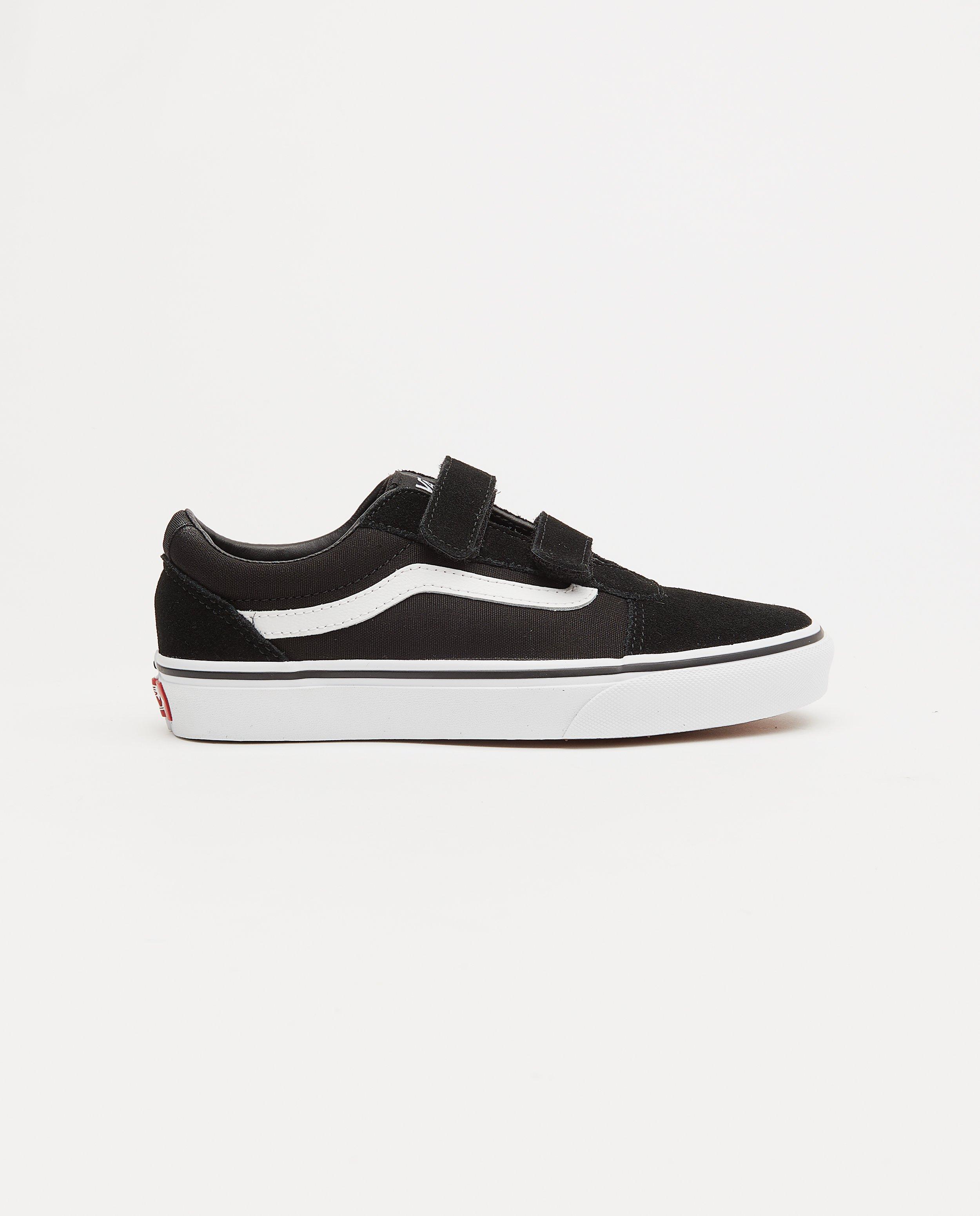 Zwarte Vans met velcro, maat 33-39 - en wit - Vans
