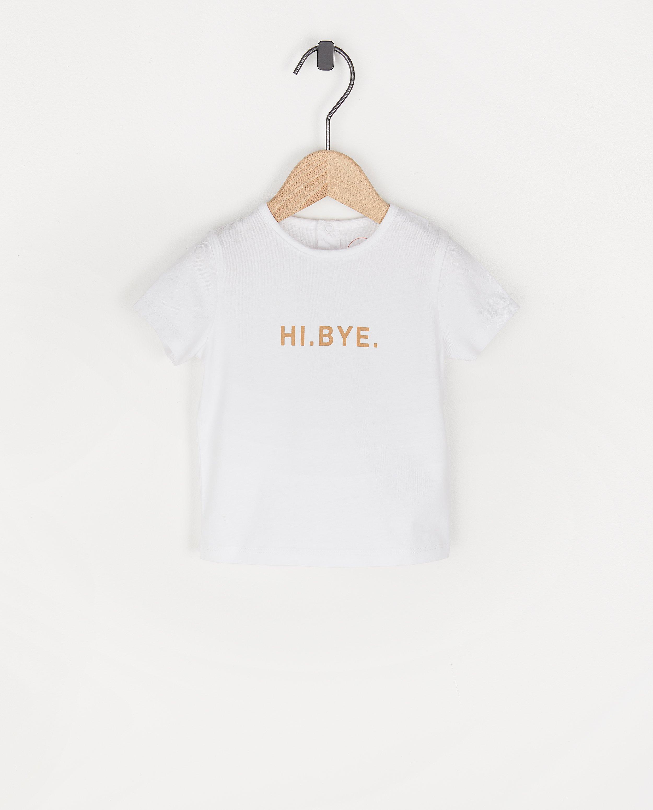Wit T-shirt met opschrift BESTies - stretch - Besties