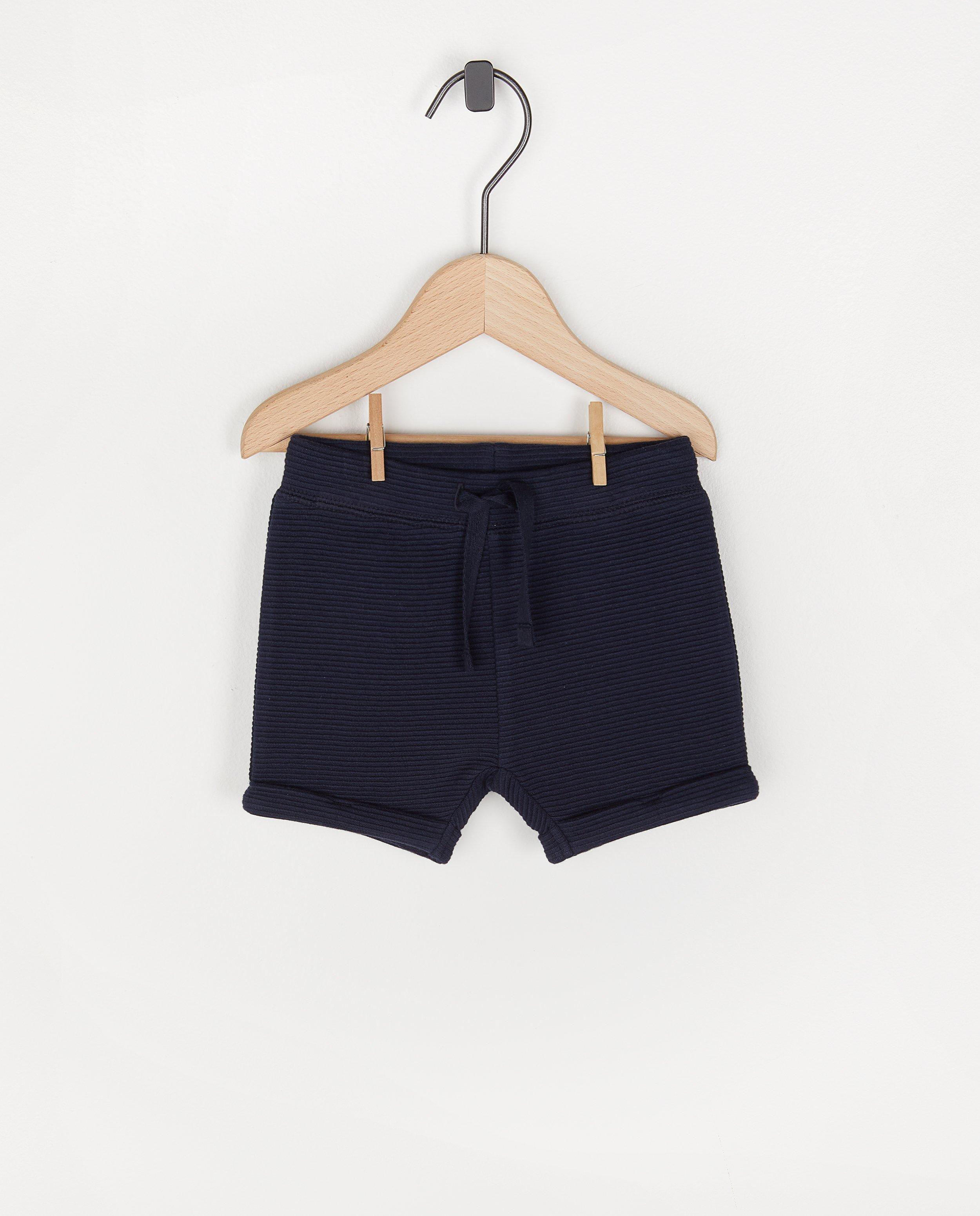 Short à relief rayé BESTies - rayures horizontales - Cuddles and Smiles