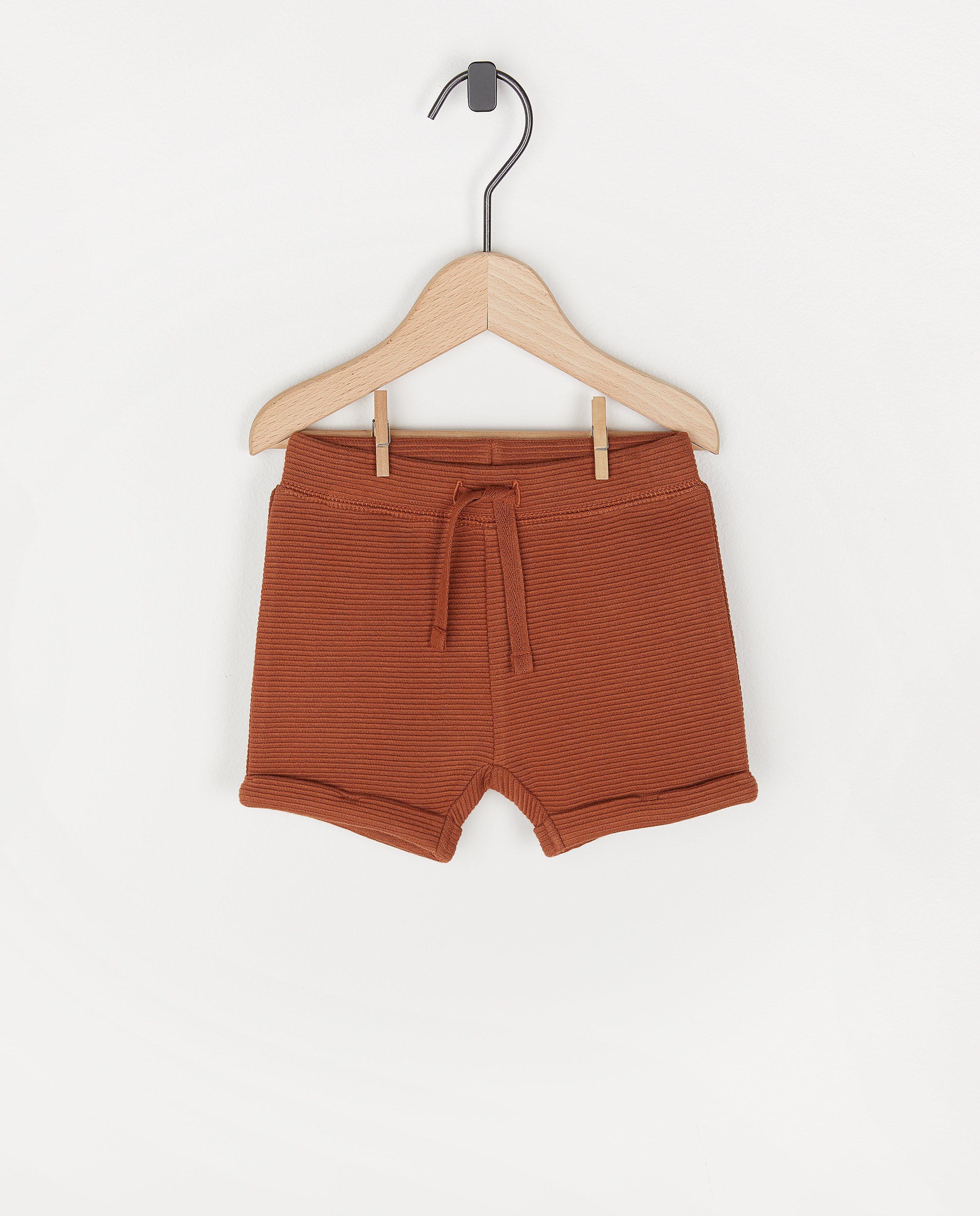 Short à relief rayé BESTies - rayures horizontales - Cuddles and Smiles